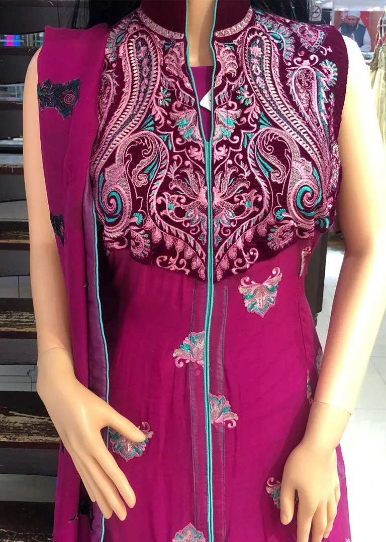 1199 D Magenta Readymade 2 Piece Suit