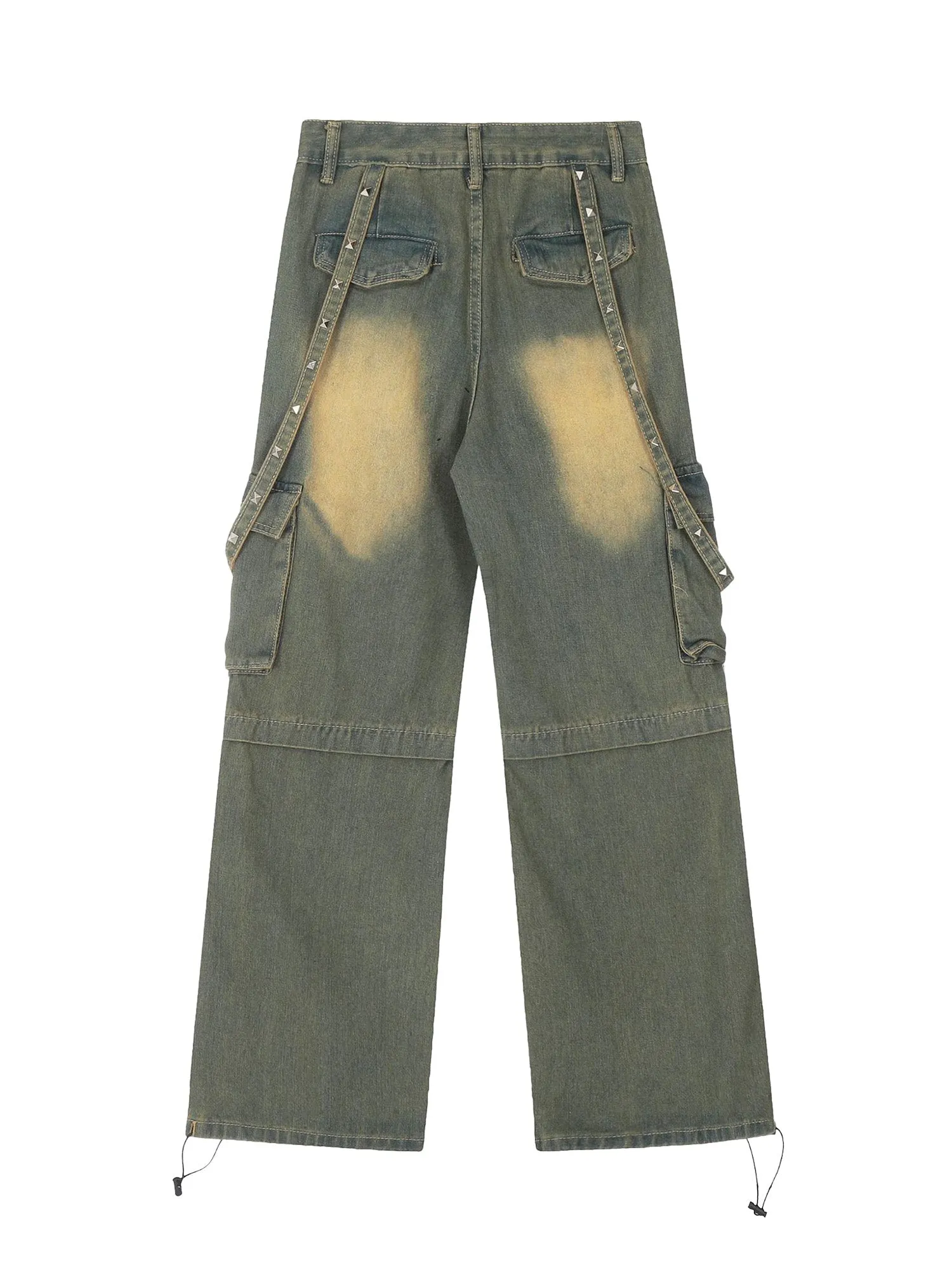 1984 High Street Retro Washed Workwear Jeans