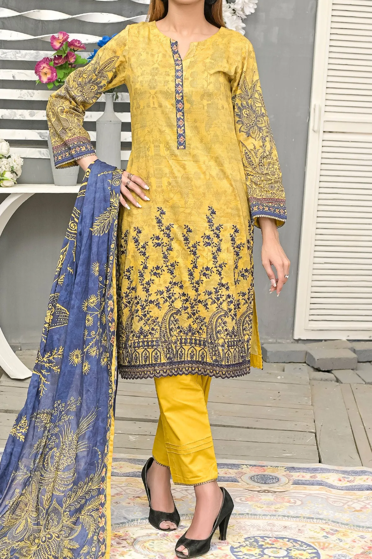 3 PIECE DIGITAL PRINT LAWN| DPC-231