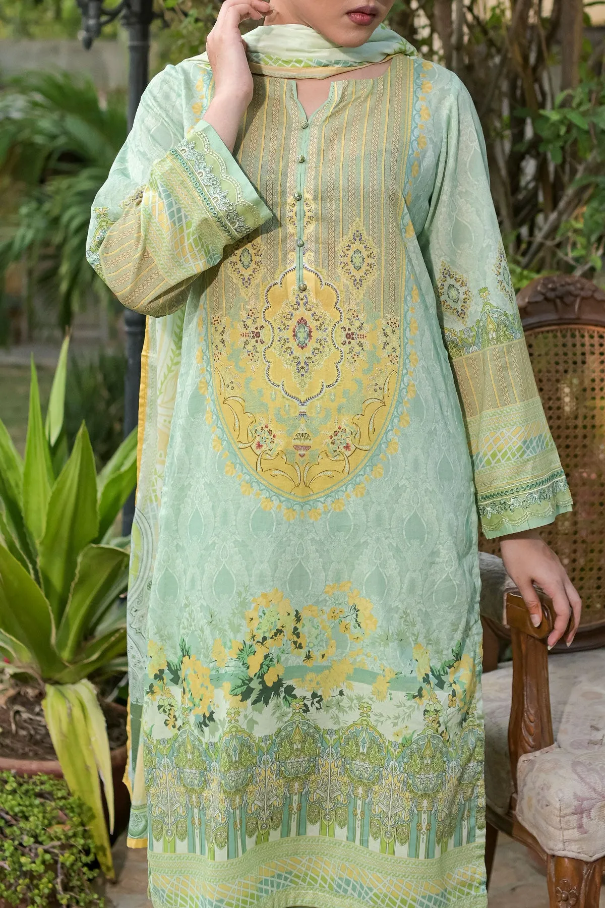 3 PIECE DIGITAL PRINT LAWN| DPC-237