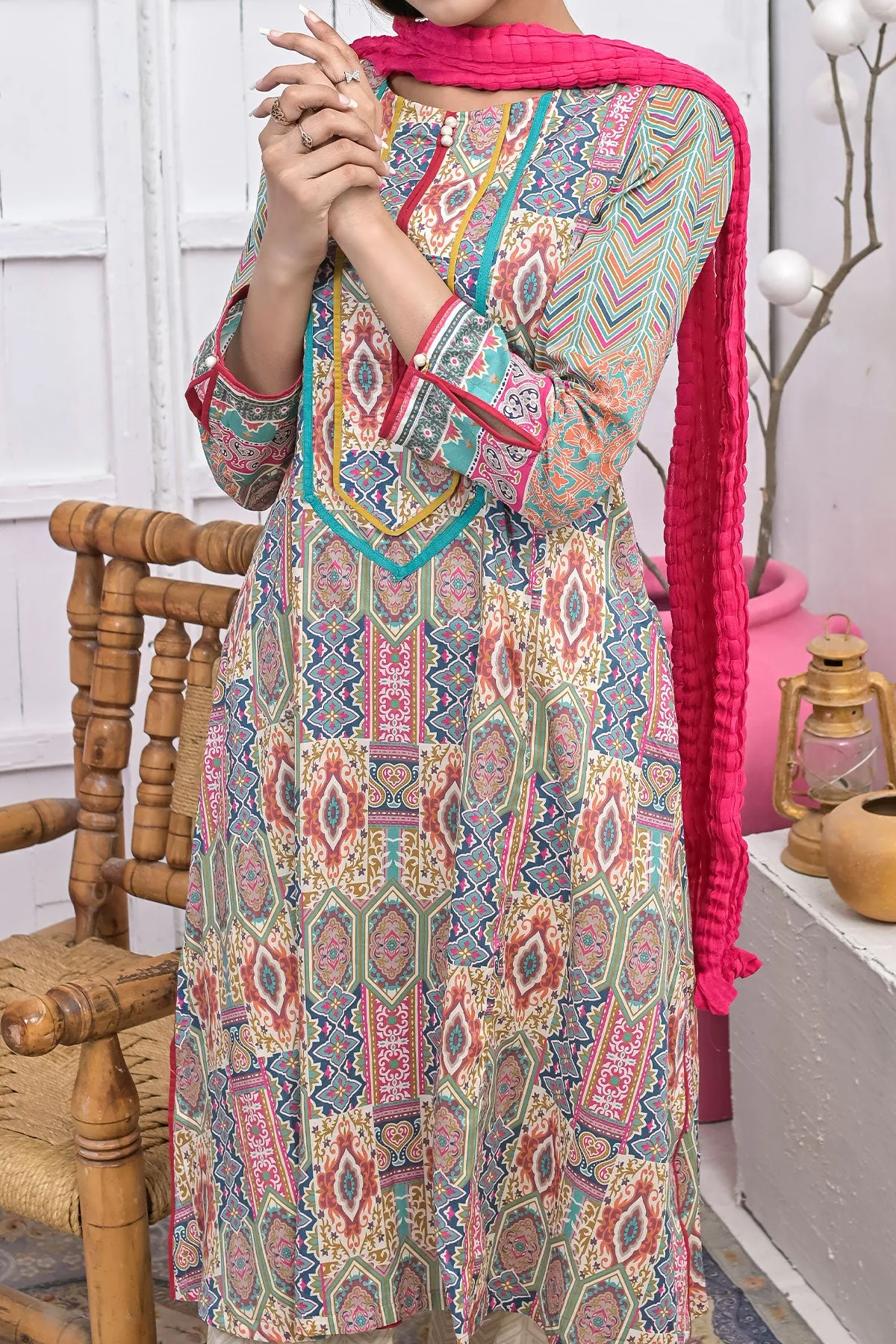 3 PIECE DIGITAL PRINT LAWN| DPC-253