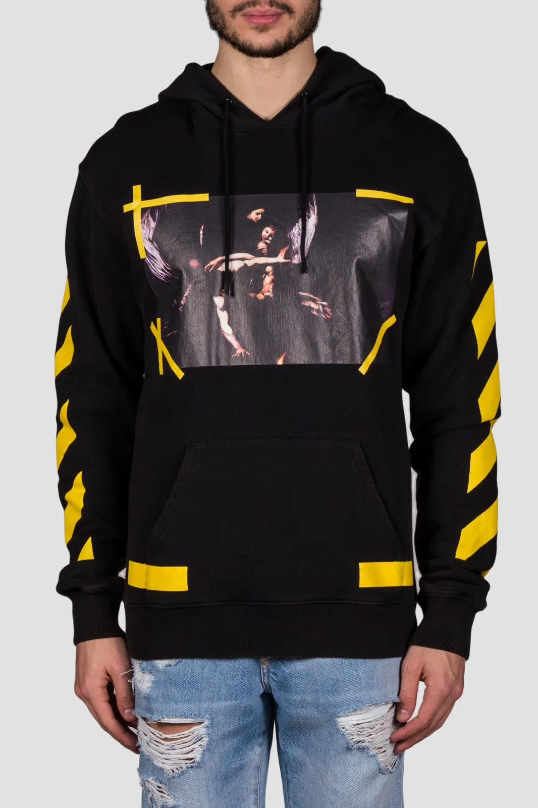 7 Opere Hoodie Black All Over