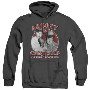 Abbott & Costello Bad Boy Heather Mens Hoodie Black