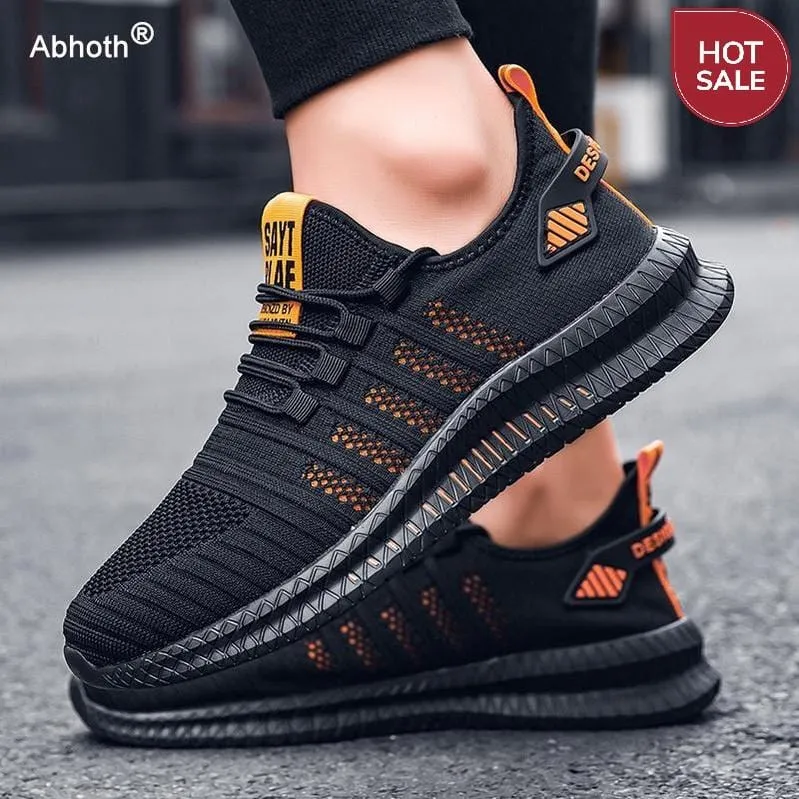 Abhoth Running Shoes Comfortable Light Casual Men's Sneaker Breathable Non-slip Wear-resistant Outdoor Walking Men Sport Shoes