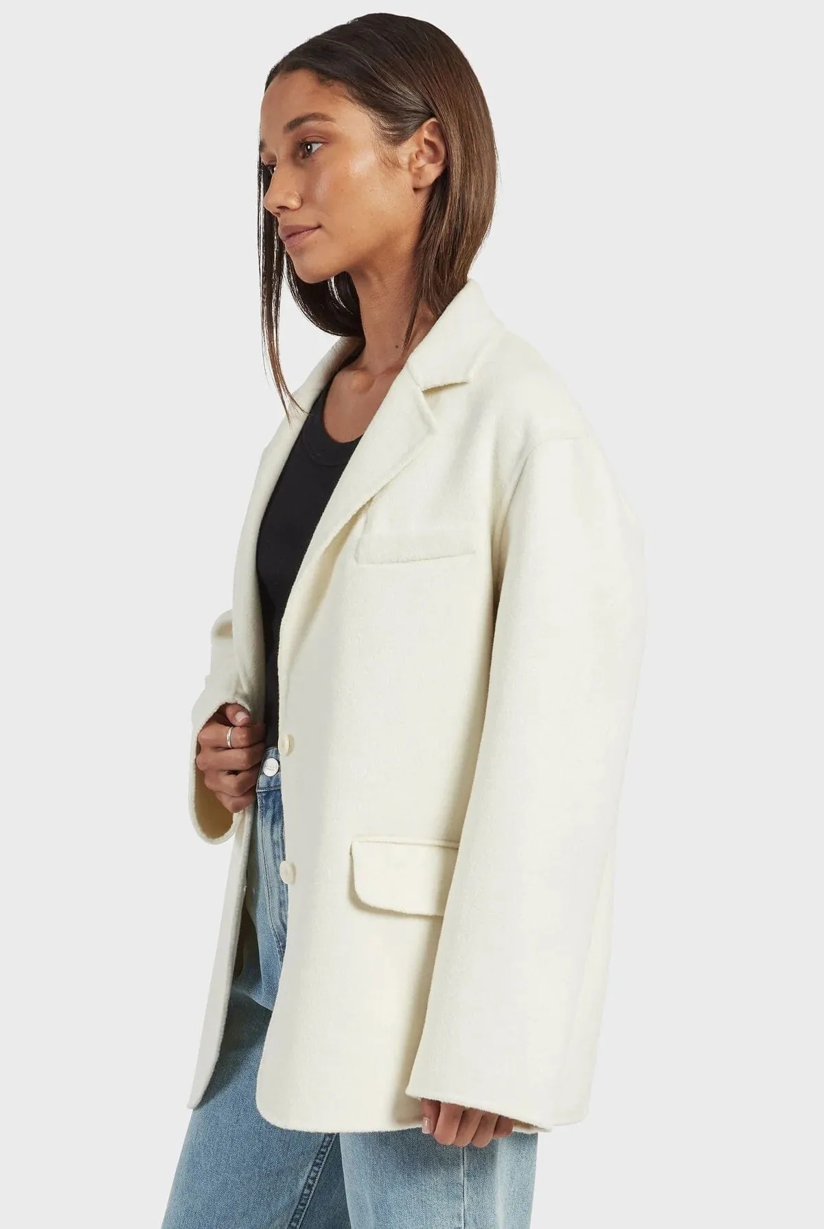 Academy Brand Women's Greta Blazer - Winter White