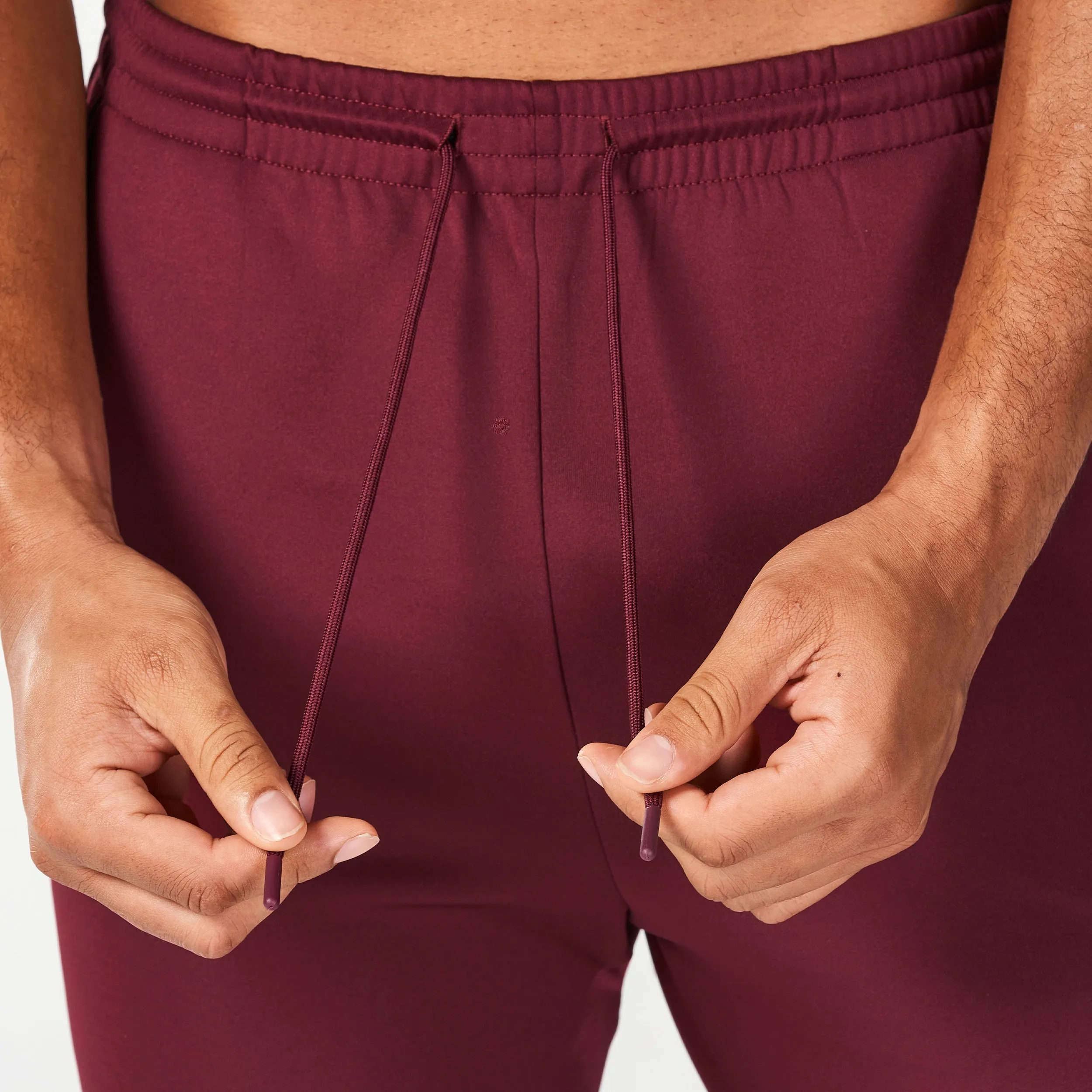 Active Tapered Pants - Burgundy