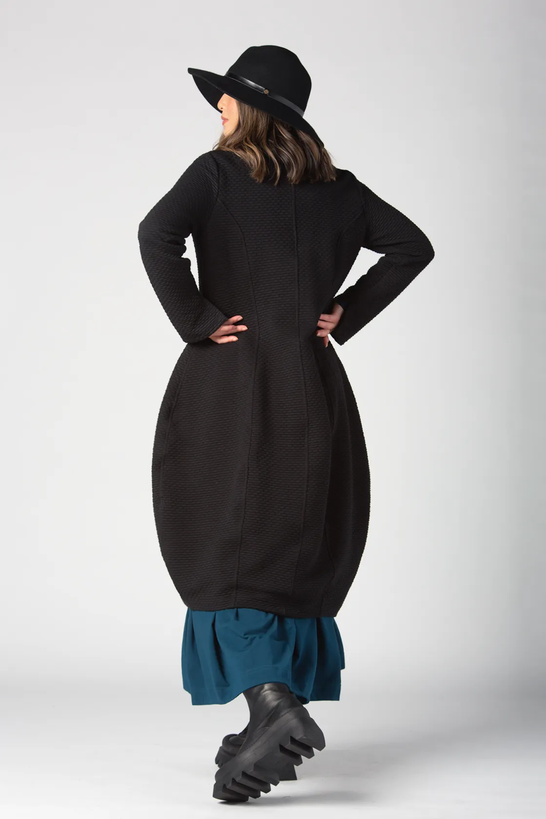 ALEMBIKA Octavia Coat in Black