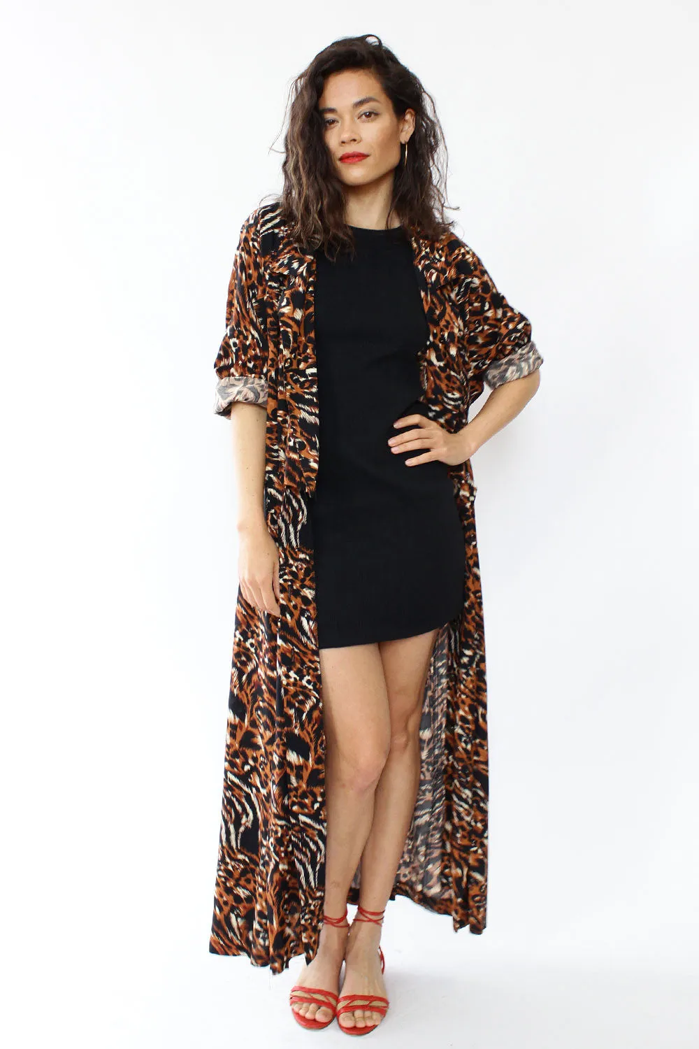 Animal Instinct Duster Dress L/XL