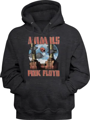 Animals Pink Floyd Heather Hoodie