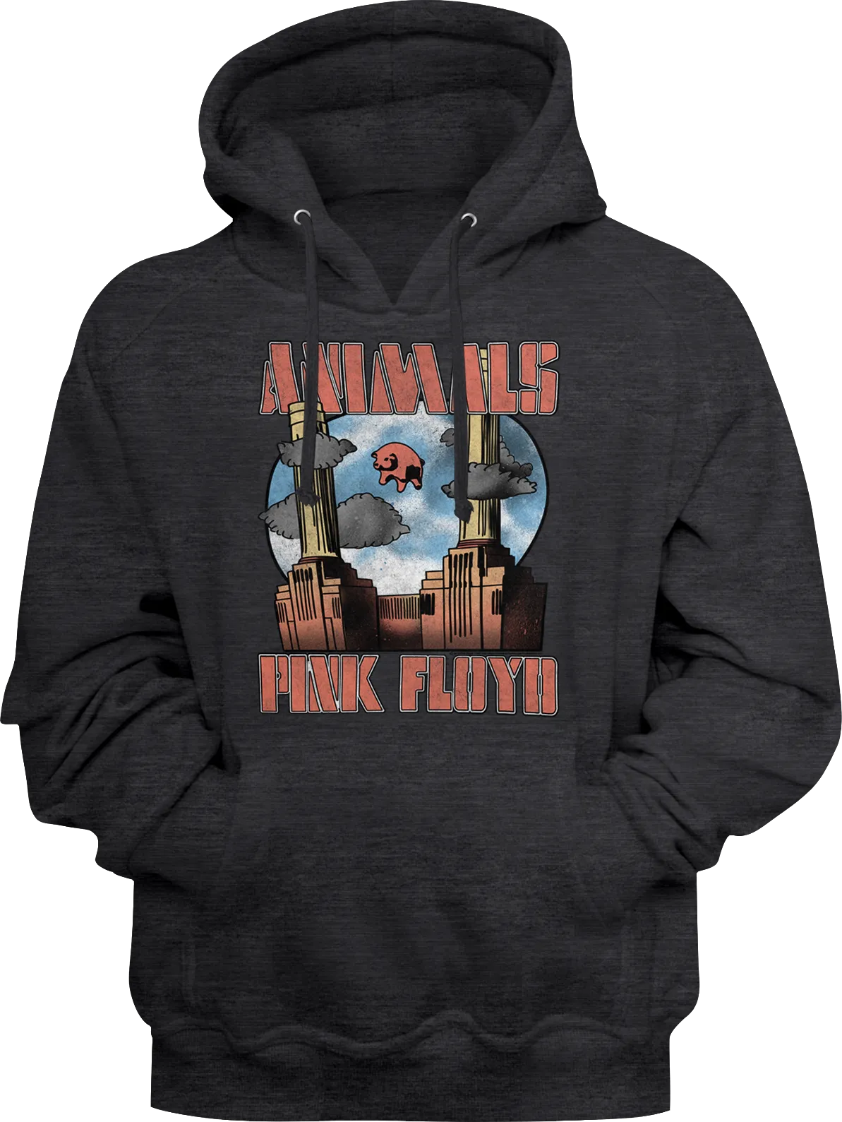 Animals Pink Floyd Heather Hoodie