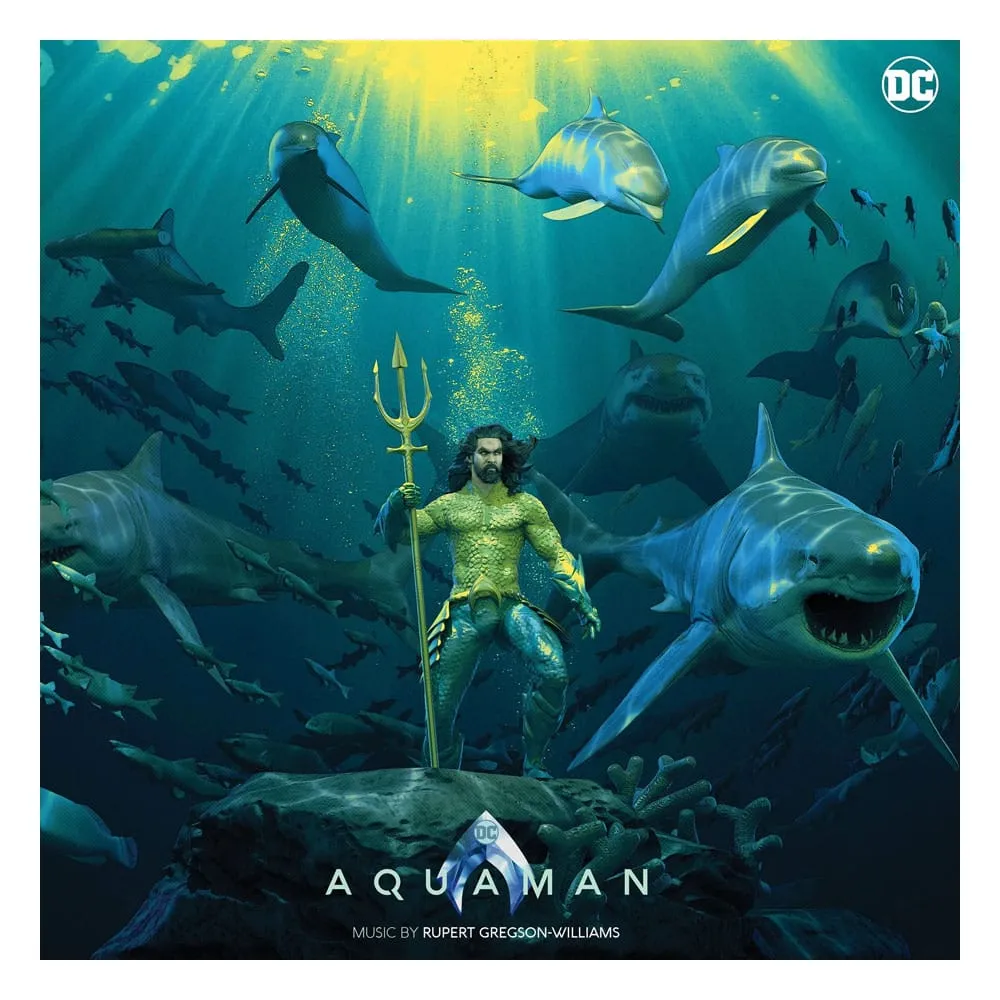 aquaman original motion picture soundtrack by rupert gregson-williams deluxe edition vinyl 3xlp  merchandise  dc  audio