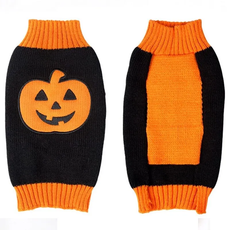 Ashore Shop Dog or Cat Halloween Skeleton Pumpkin Sweater