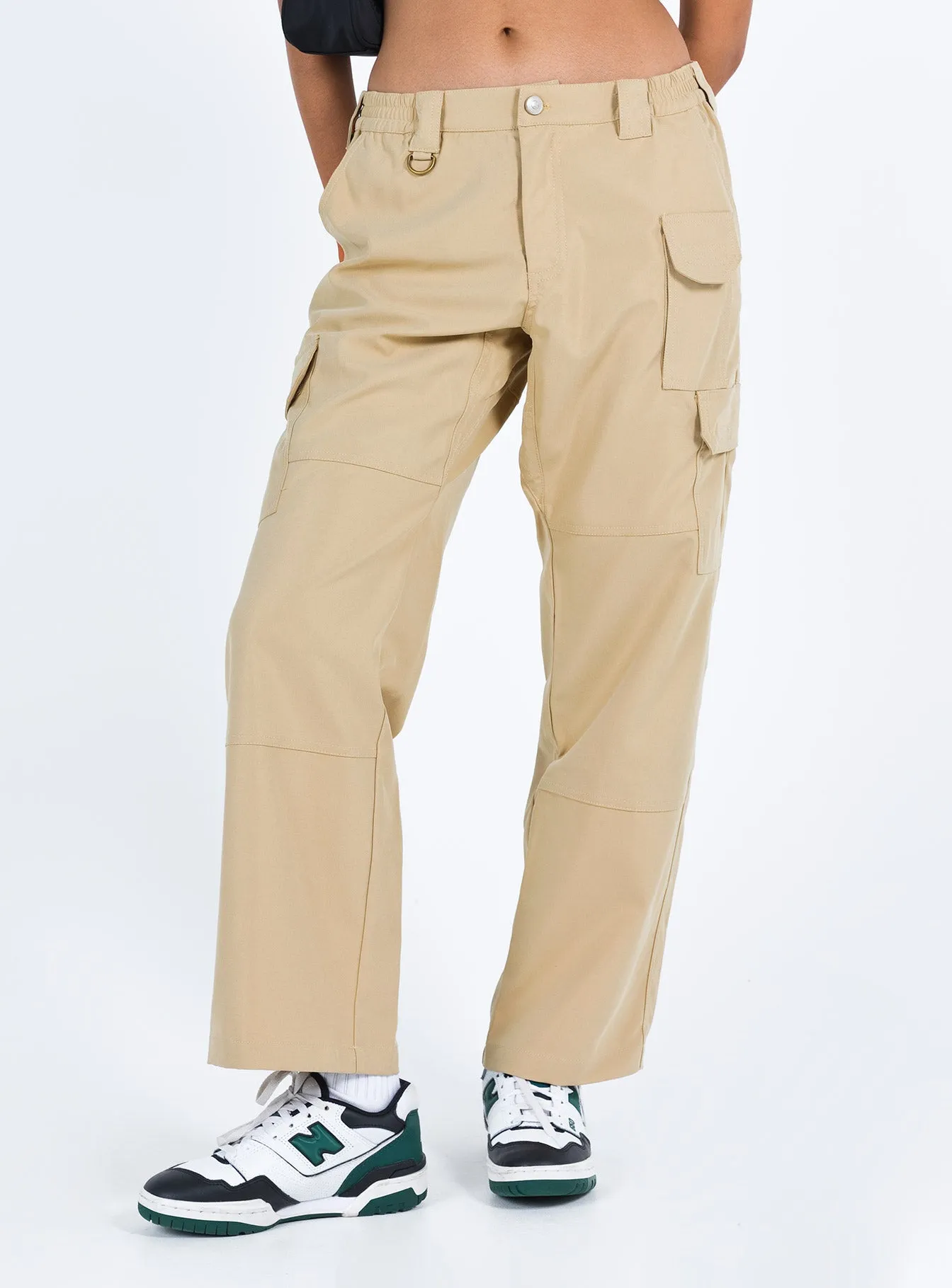 Aysa Cargo Pants Khaki