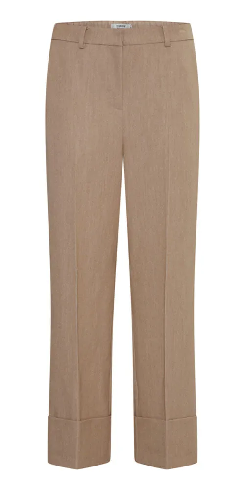 B. Young Cuffed Trousers, heathered camel