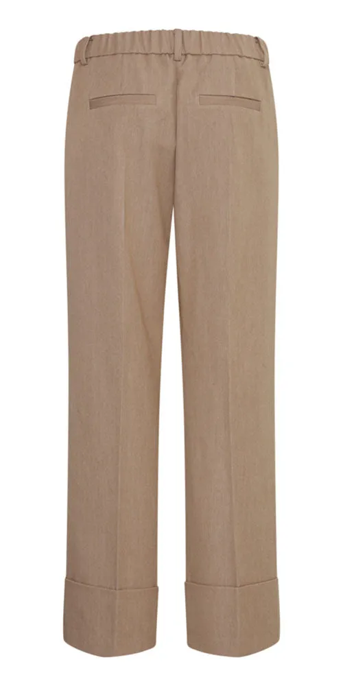 B. Young Cuffed Trousers, heathered camel