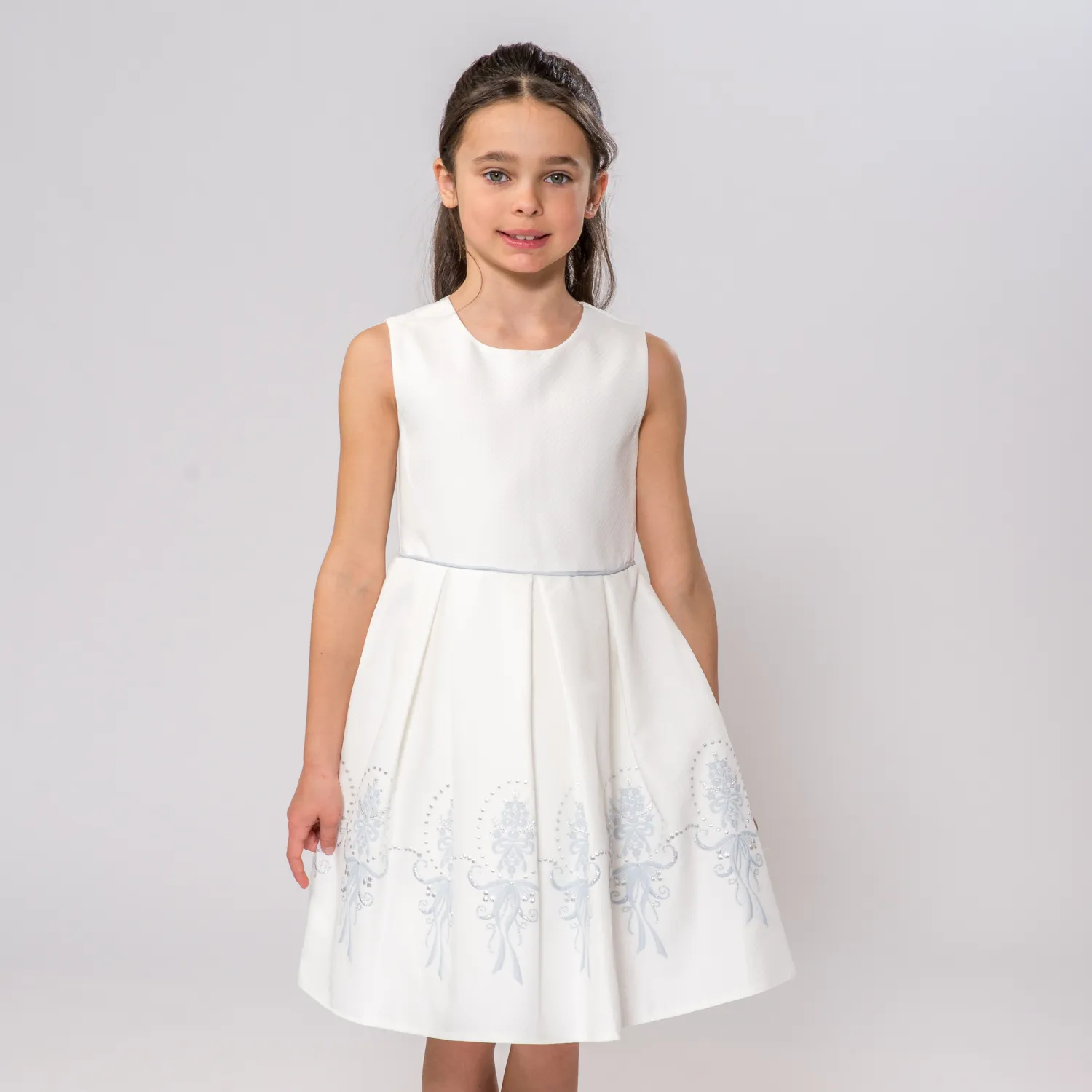 Baby Blue Elegant Girl Dress