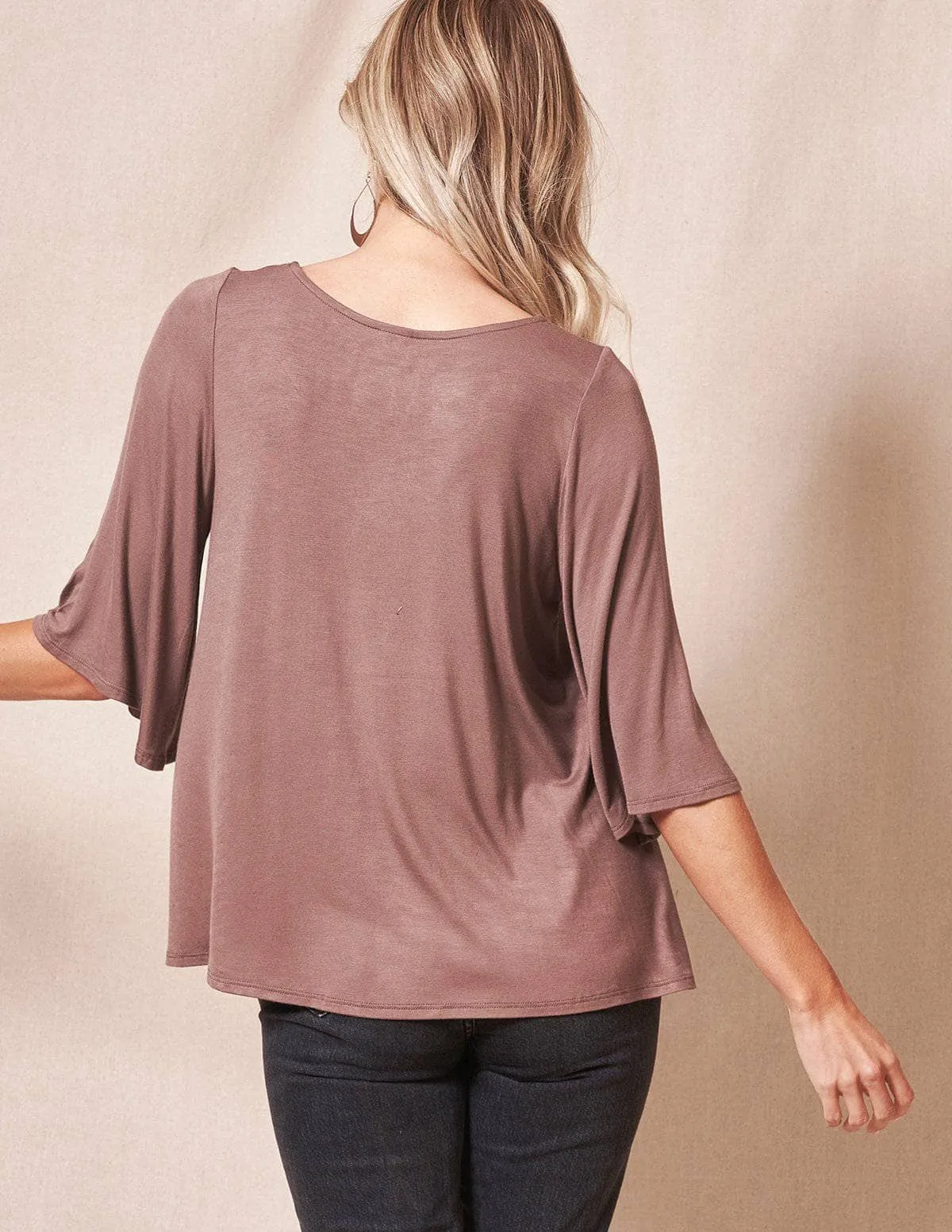 Bamboo Flare Top - As-Is-Clearance