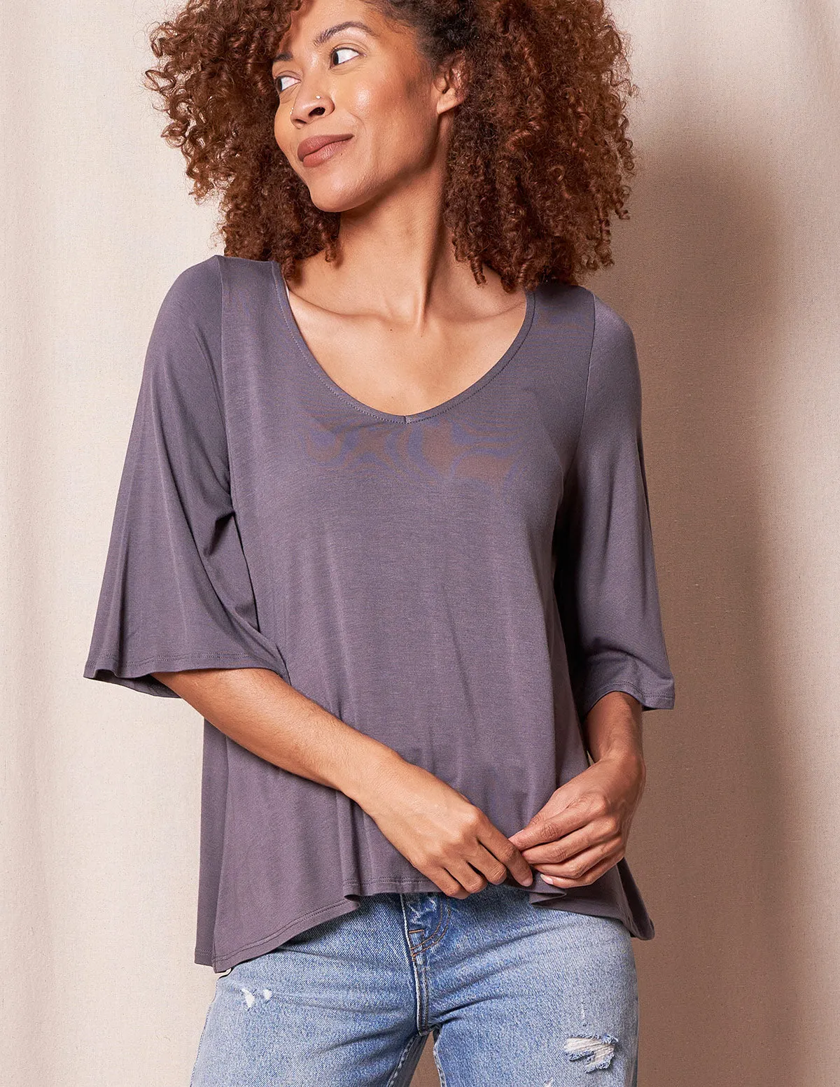 Bamboo Flare Top - As-Is-Clearance