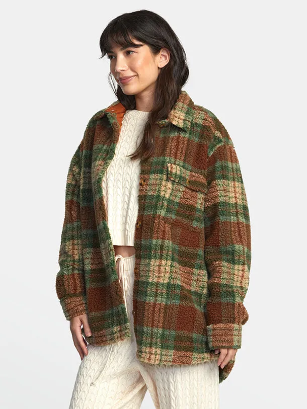 Birdie Shacket Flannel Jacket