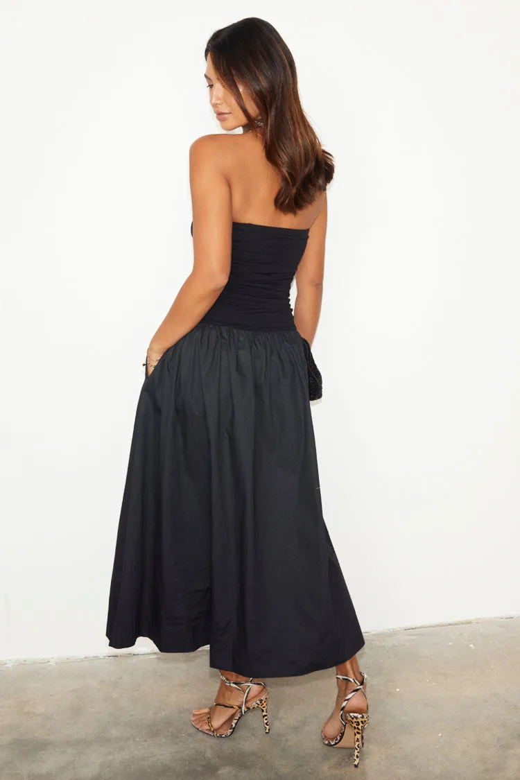 Black Lola Mid-axi Dress