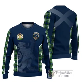 Blackadder Tartan Ugly Sweater with Family Crest and Lion Rampant Vibes Sport Style