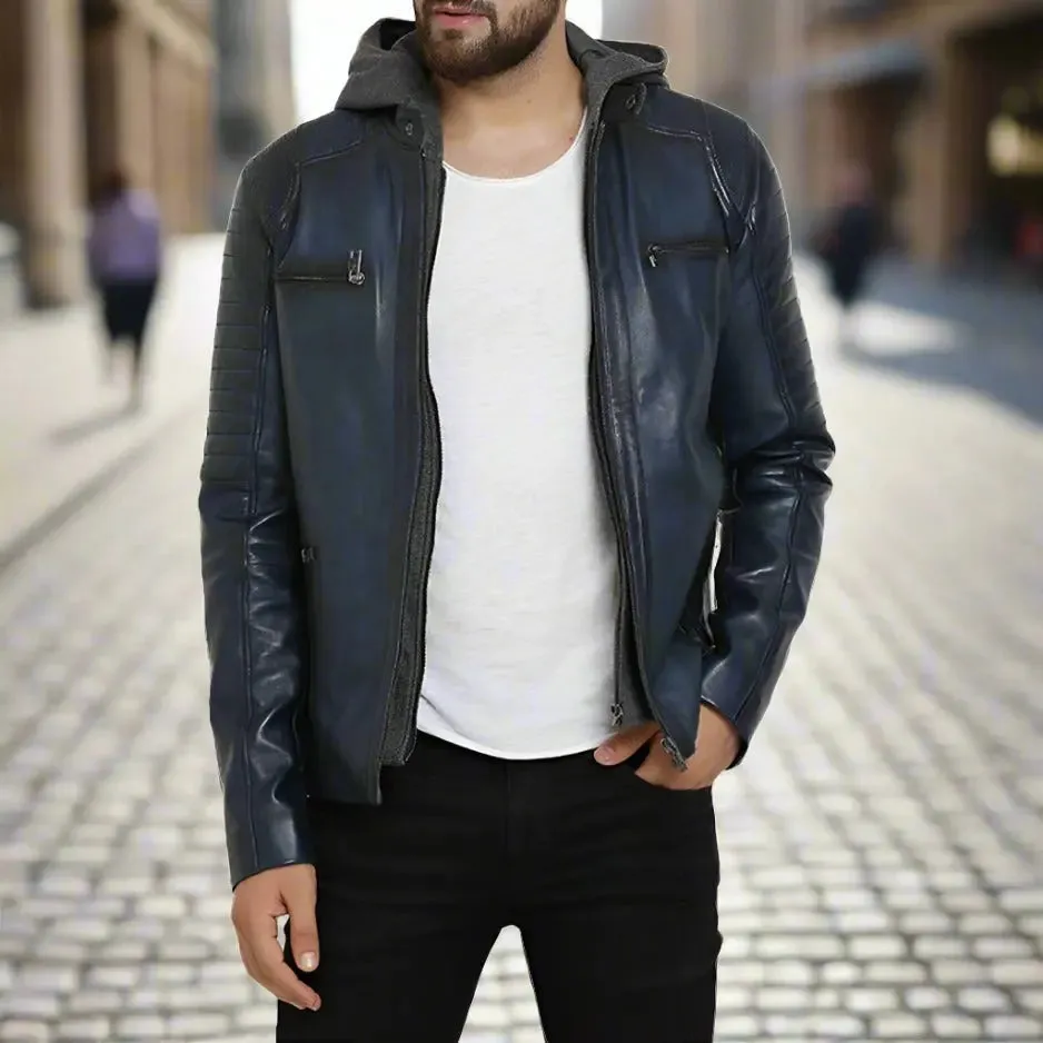 BOL Men's Bally Lambskin Leather Jacket