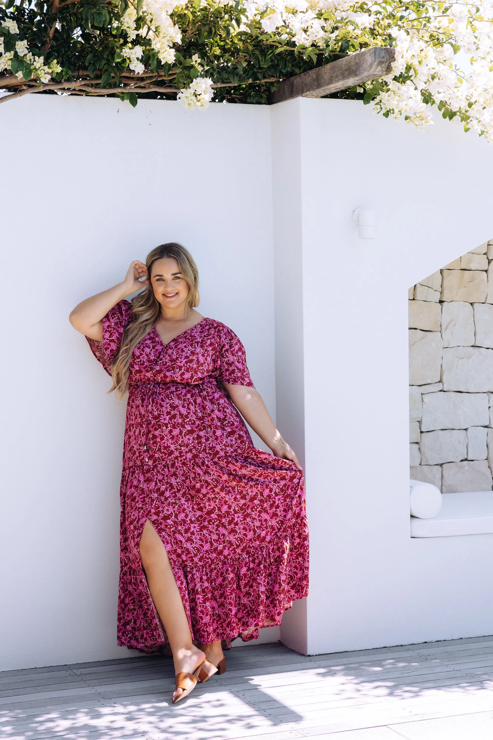 Bonnie Dress in Desert Rose