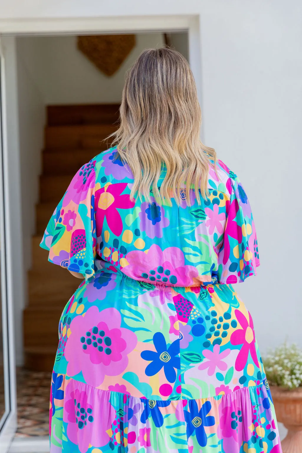 Bonnie Maxi Dress in Spring Fling by Kasey Rainbow