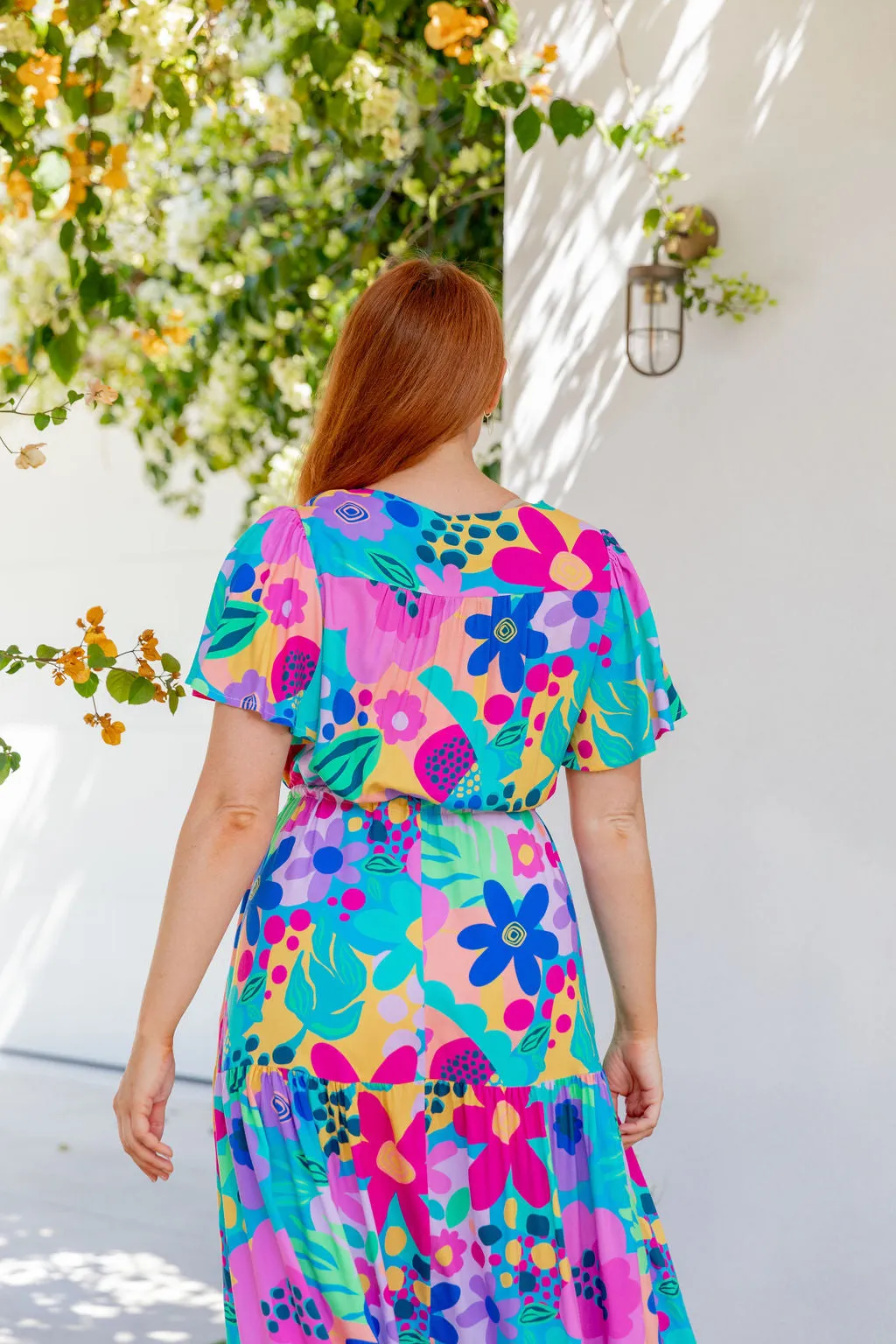 Bonnie Maxi Dress in Spring Fling by Kasey Rainbow