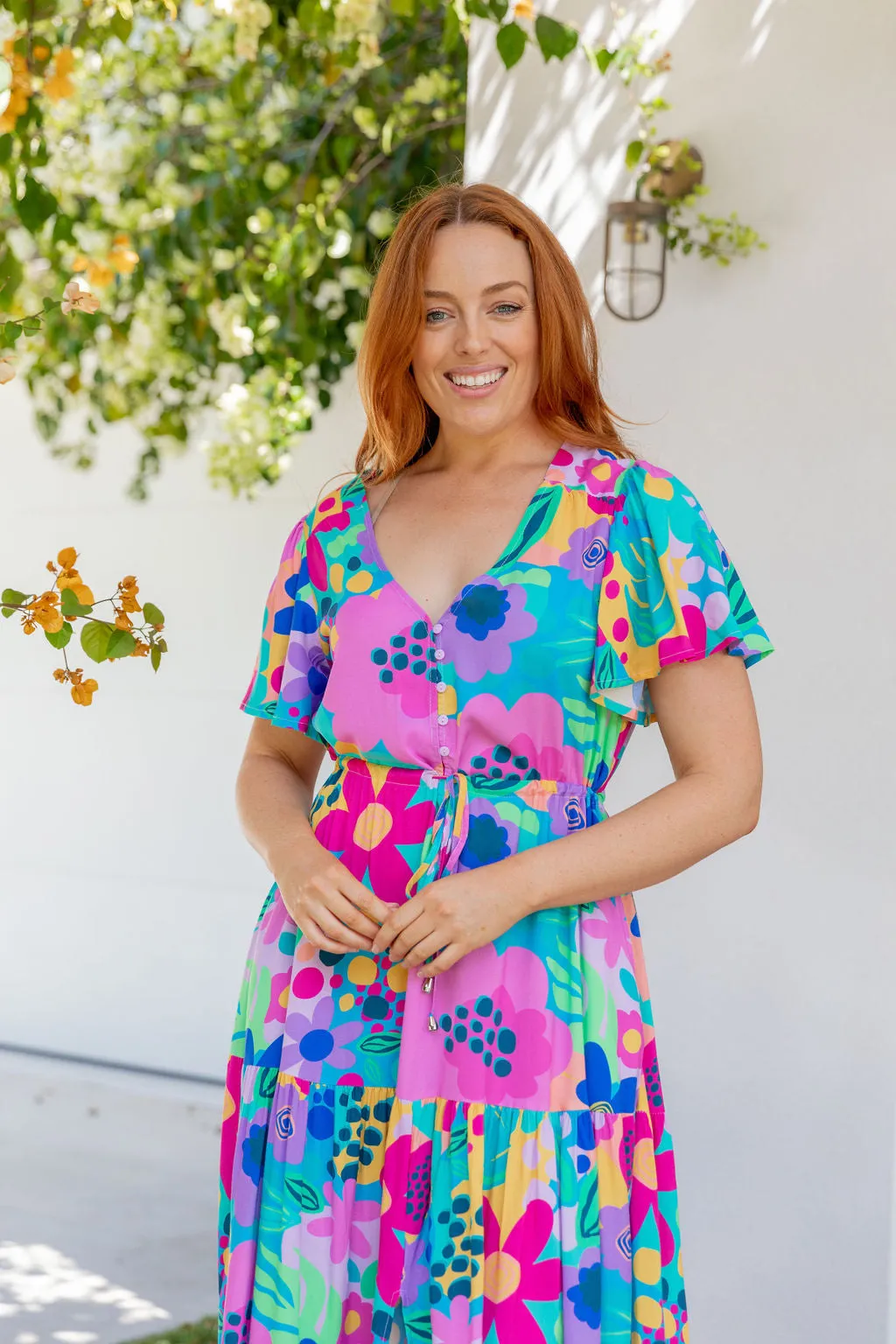 Bonnie Maxi Dress in Spring Fling by Kasey Rainbow