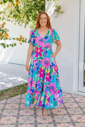 Bonnie Maxi Dress in Spring Fling by Kasey Rainbow