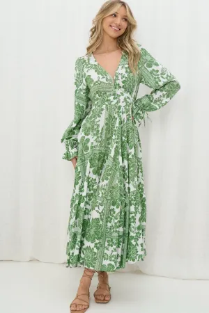 Breanna Maxi Dress - Green