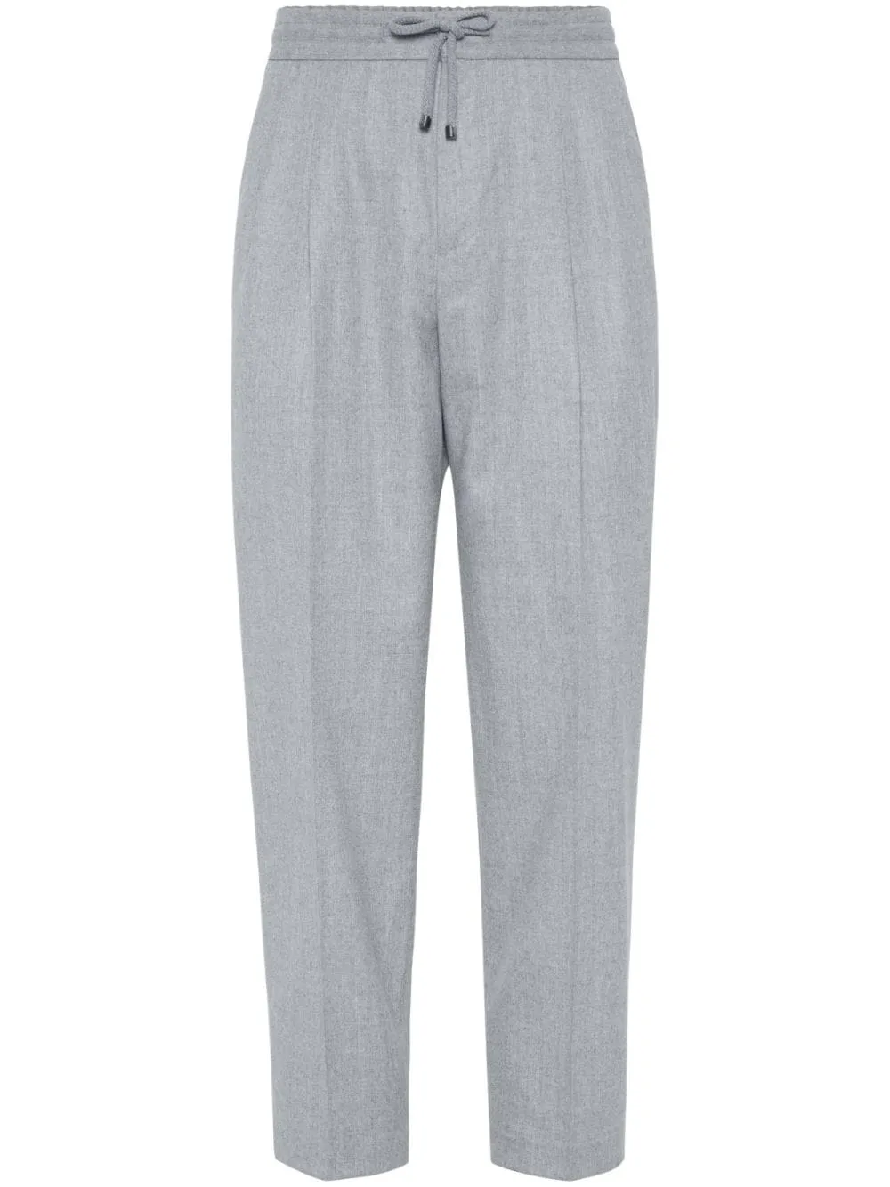 BRUNELLO CUCINELLI Luxury Virgin Wool Drawstring Joggers