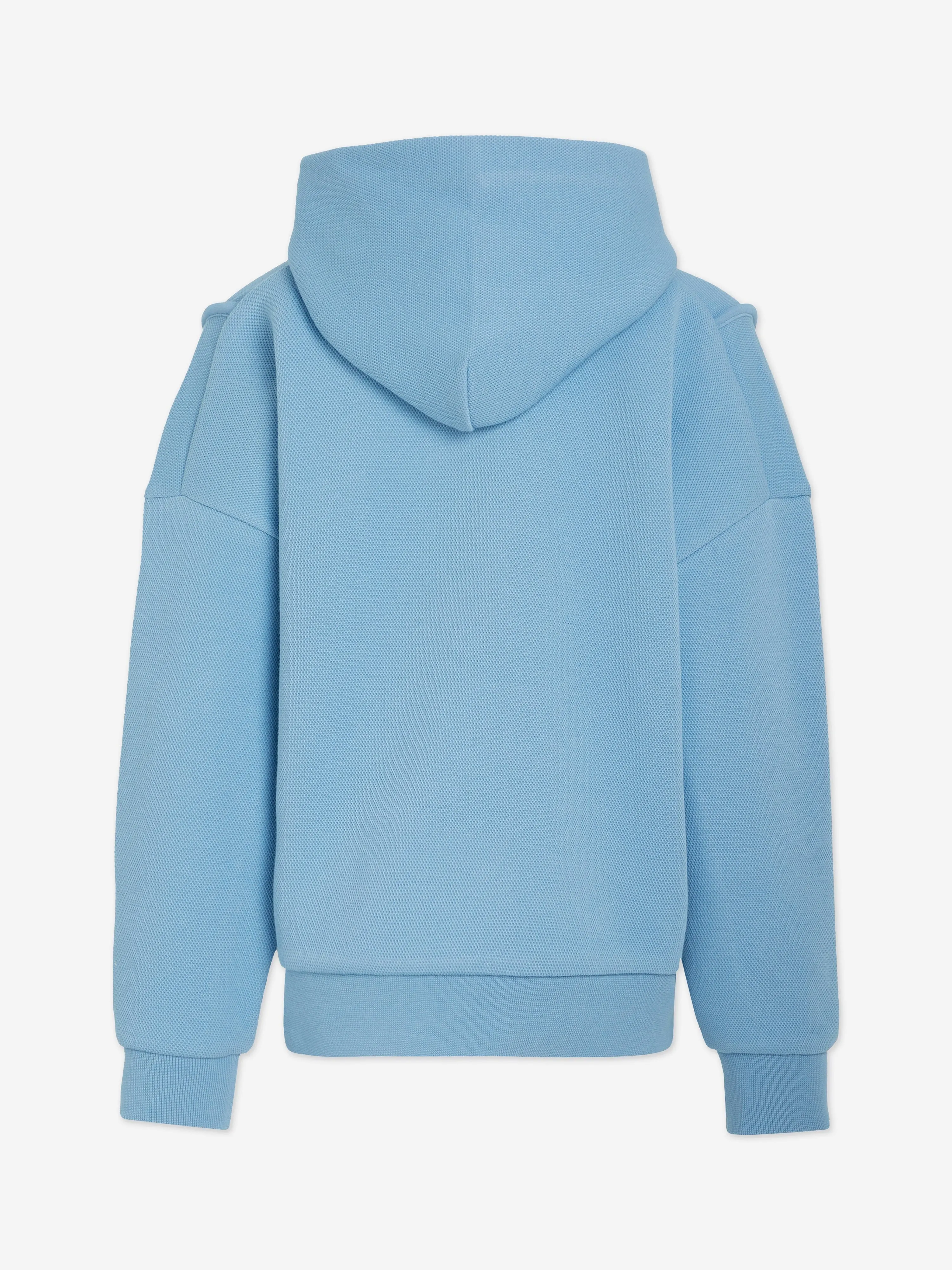 Calvin Klein Boys Pique Modern Comfort Hoodie in Blue