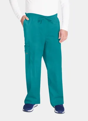 Cherokee Core Stretch Unisex Drawstring Cargo Scrub Trousers WWE4043 - Teal