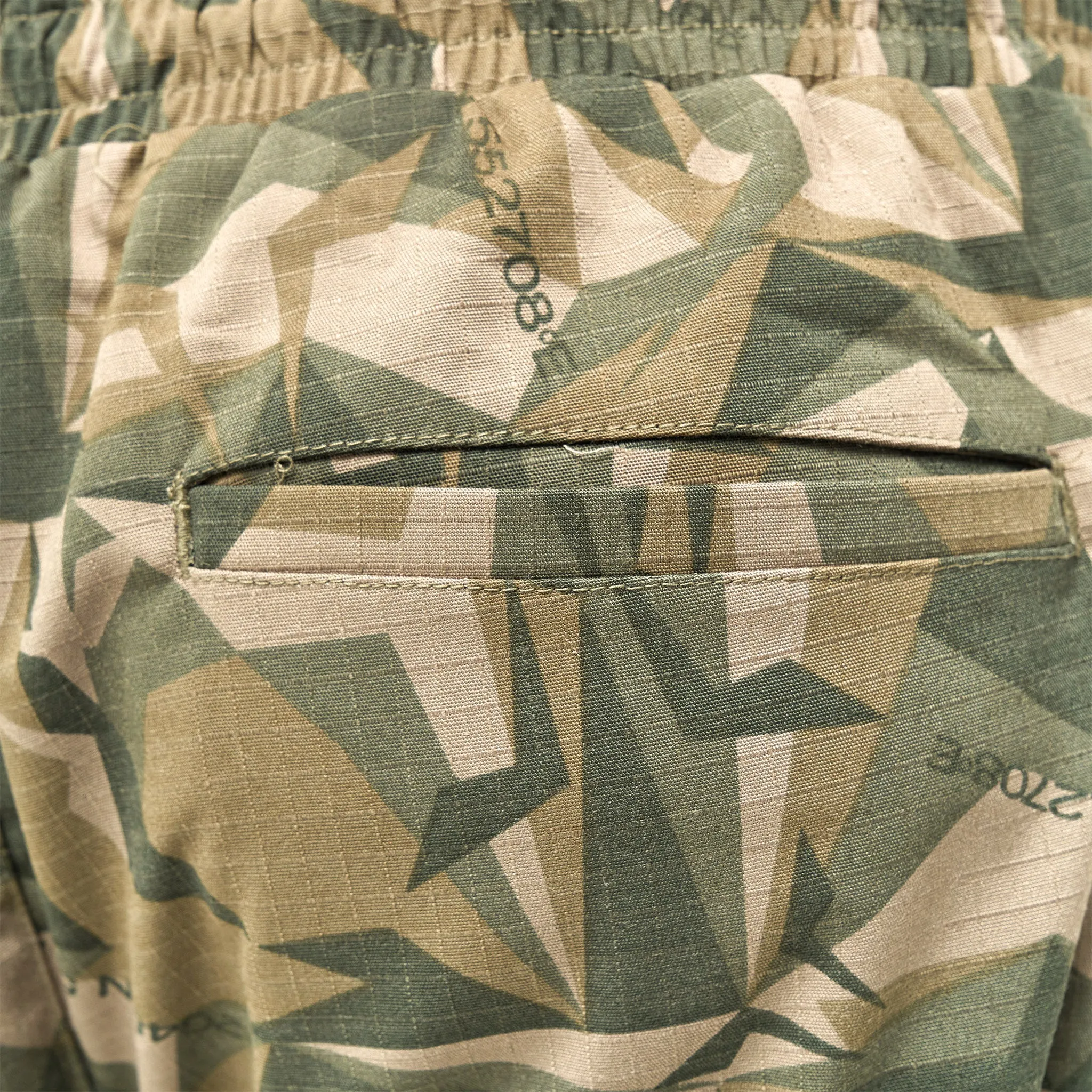 Code Camo Cargo Pants - Deep Lichen Green Print