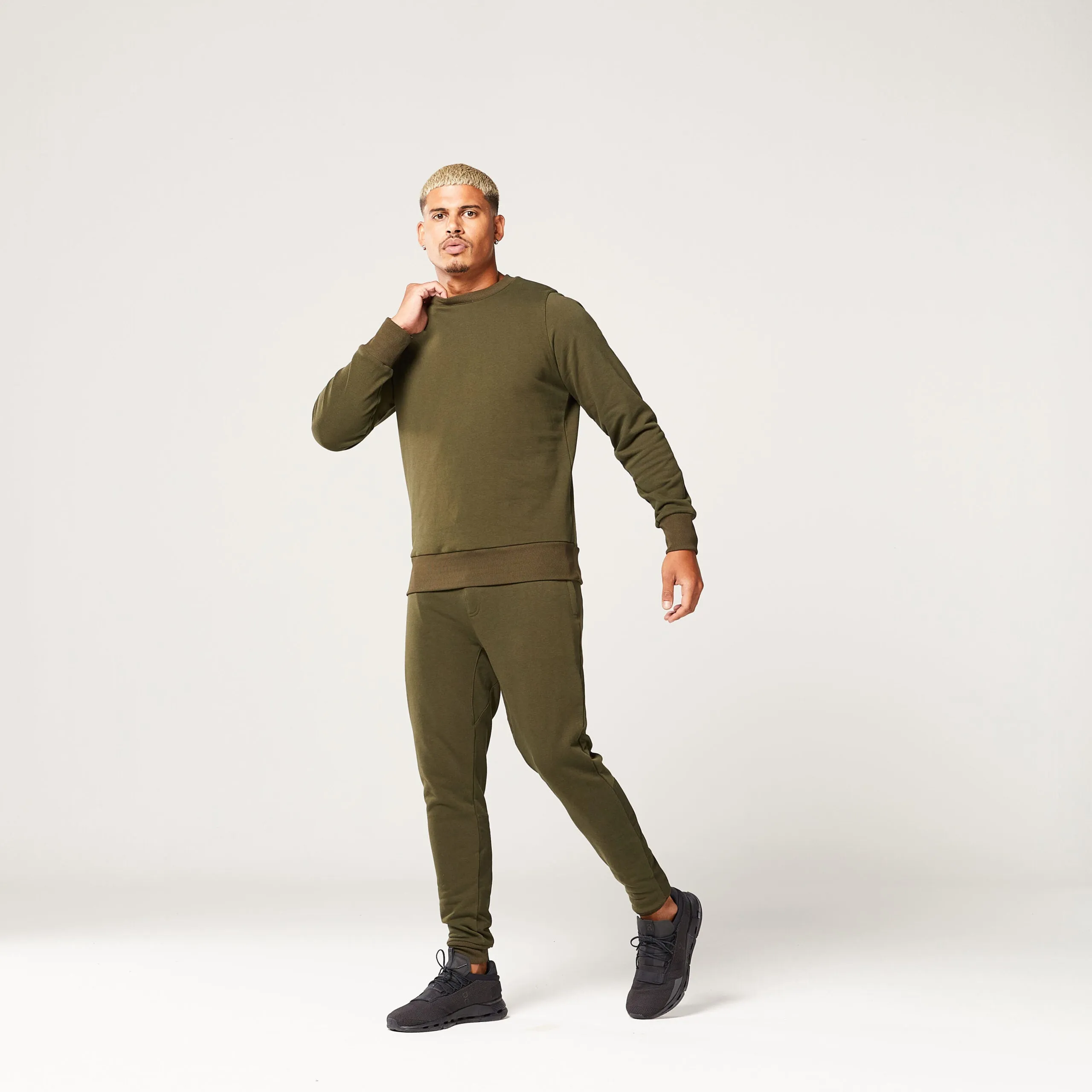 Code Crew Sweatshirt - Mid Khaki