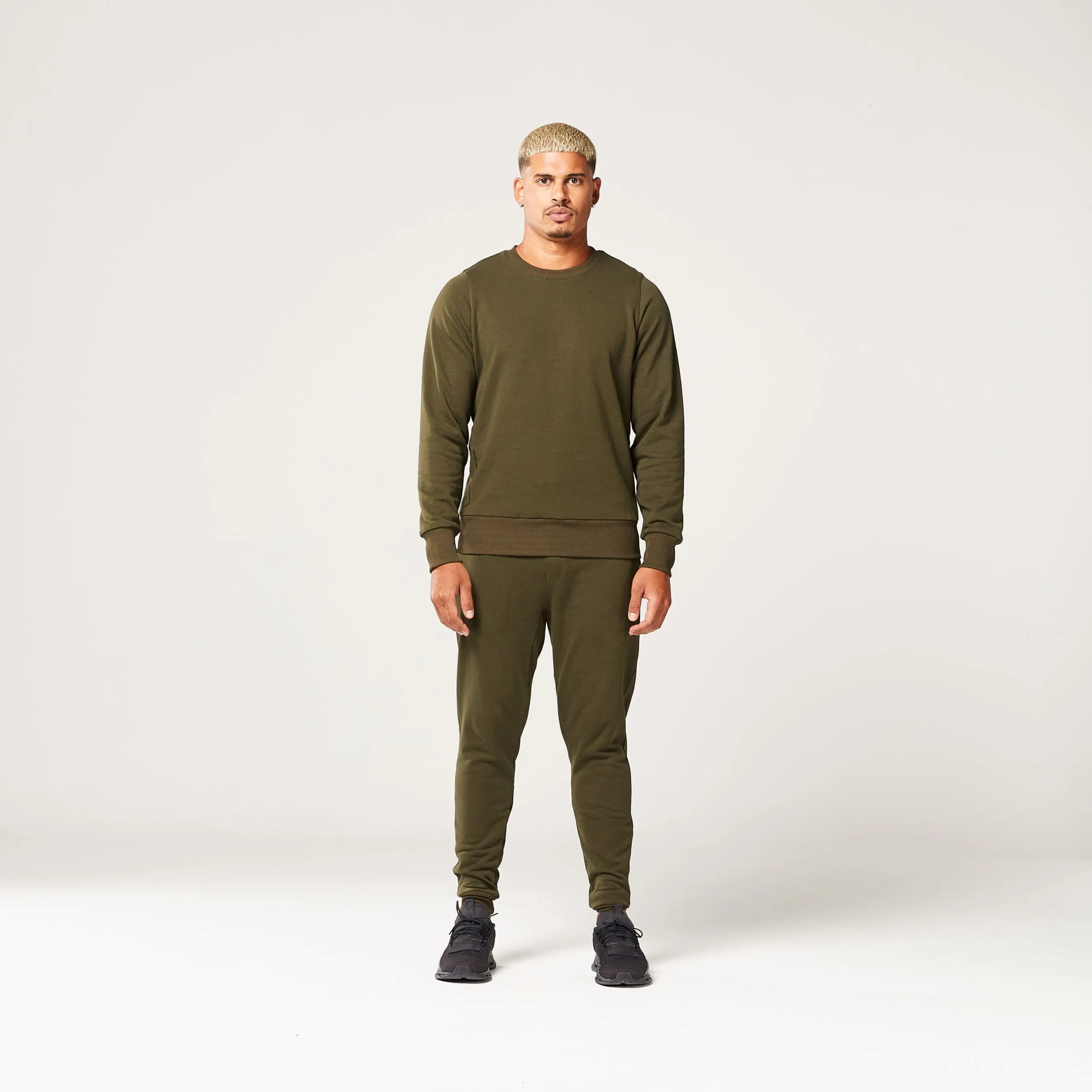 Code Crew Sweatshirt - Mid Khaki