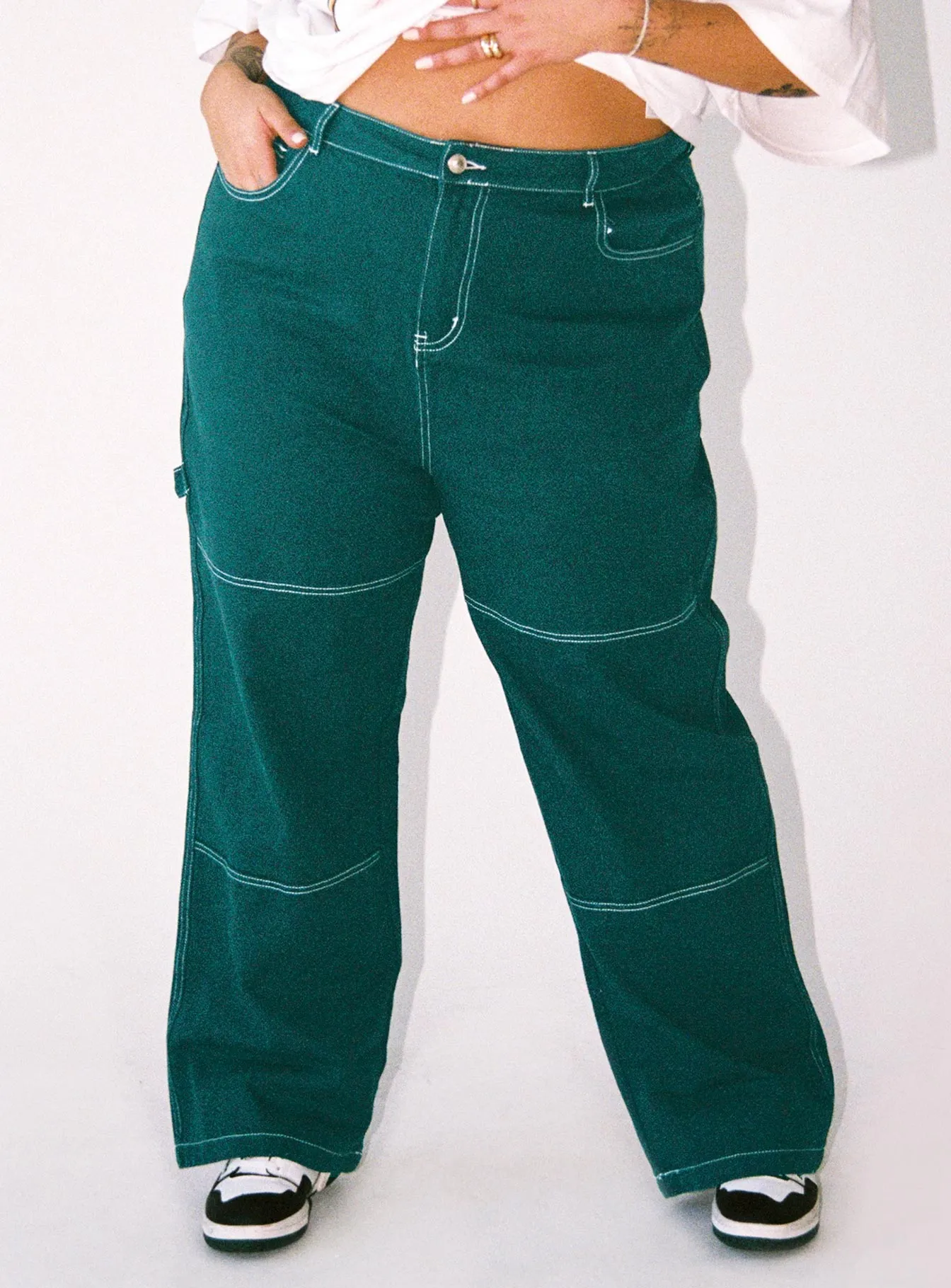 Copeland Jeans Green Curve