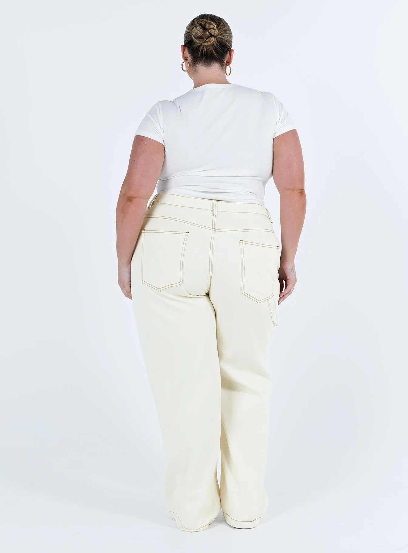 Copeland Jeans White Curve