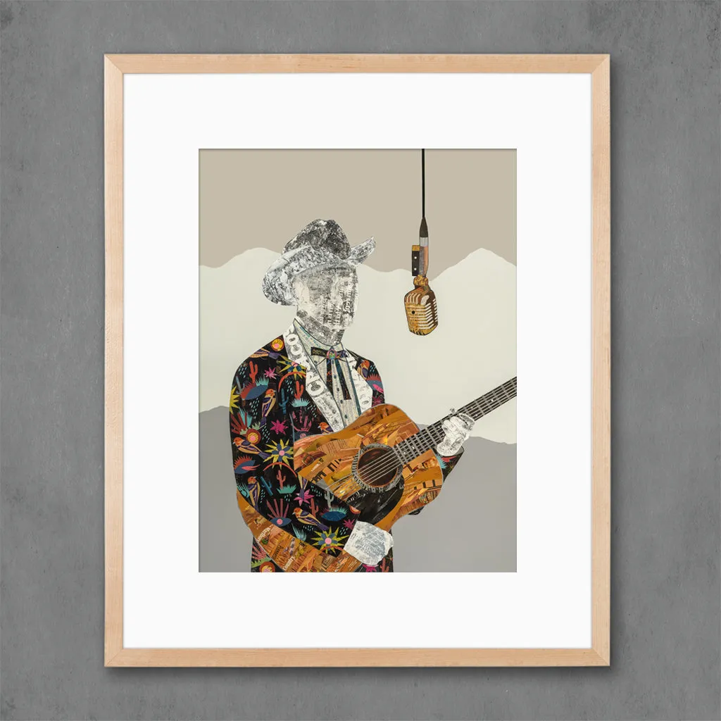 COUNTRY MUSIC DONE CHANGED limited edition paper print