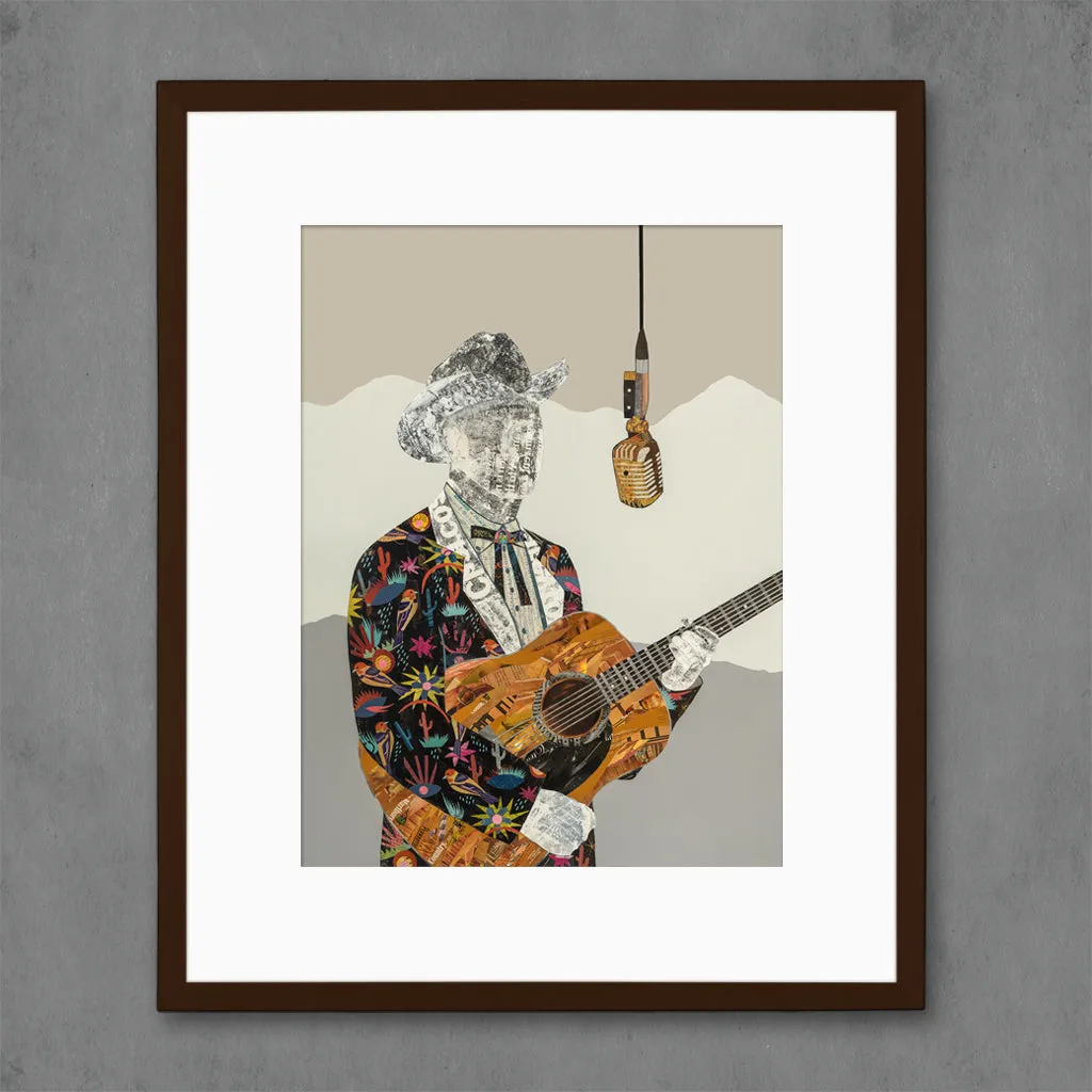 COUNTRY MUSIC DONE CHANGED limited edition paper print