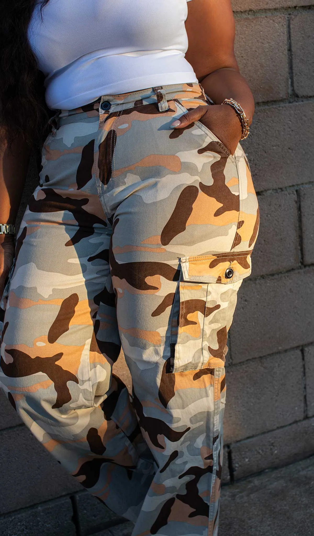 Desert Vibes | Neutral Camouflage Cargo