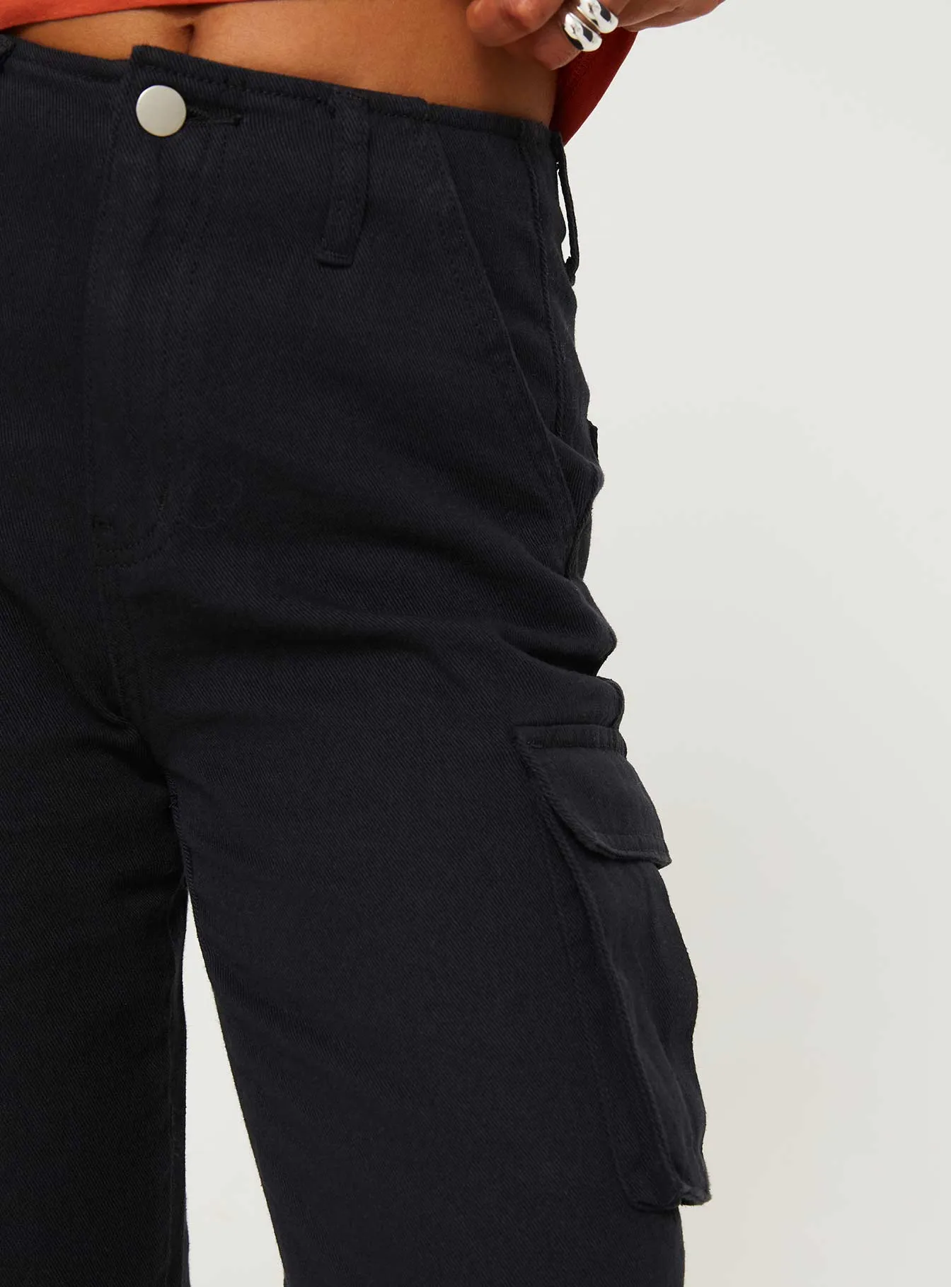 Driscoll Cargo Pants Washed Black