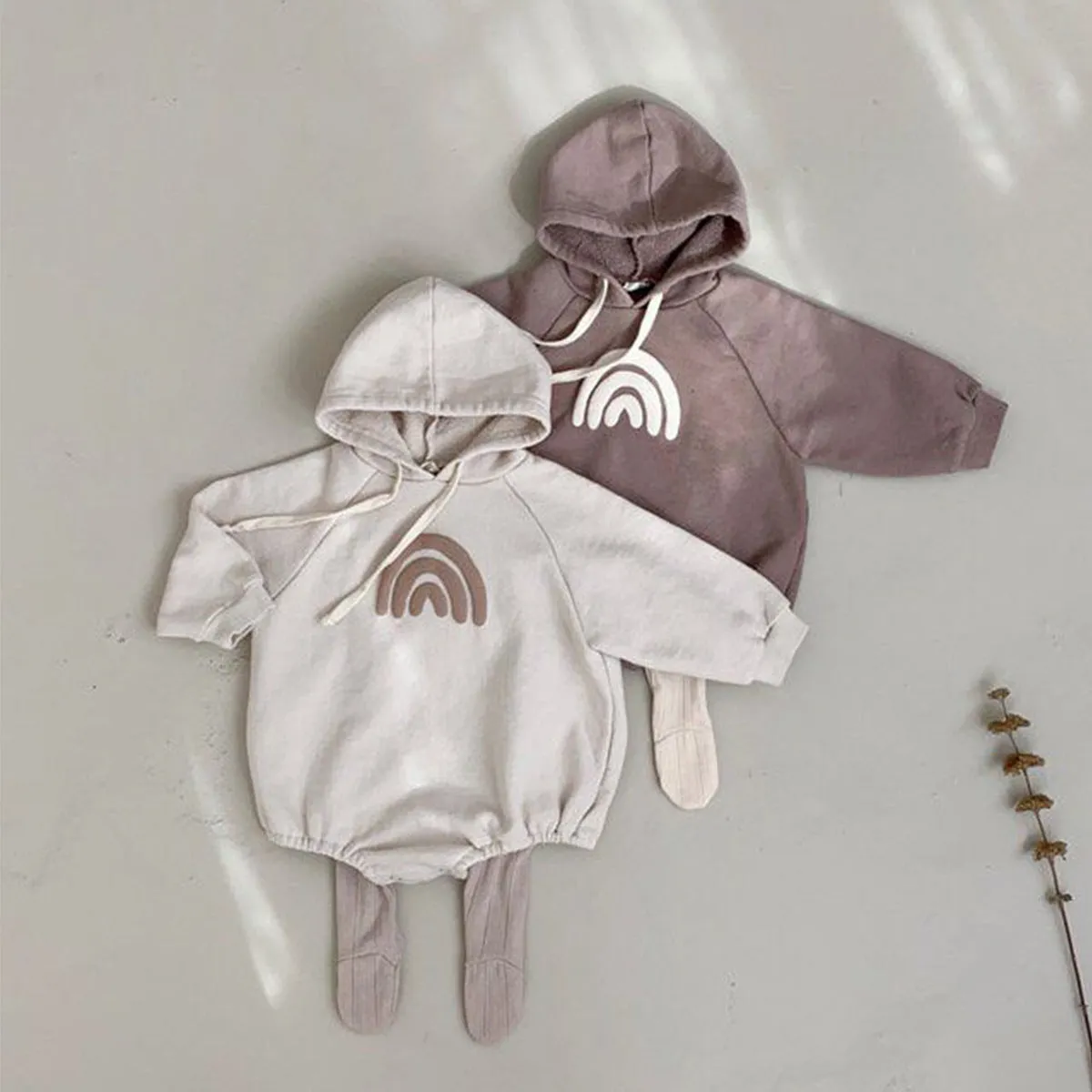 Earthy Rainbows Cotton Hoodie