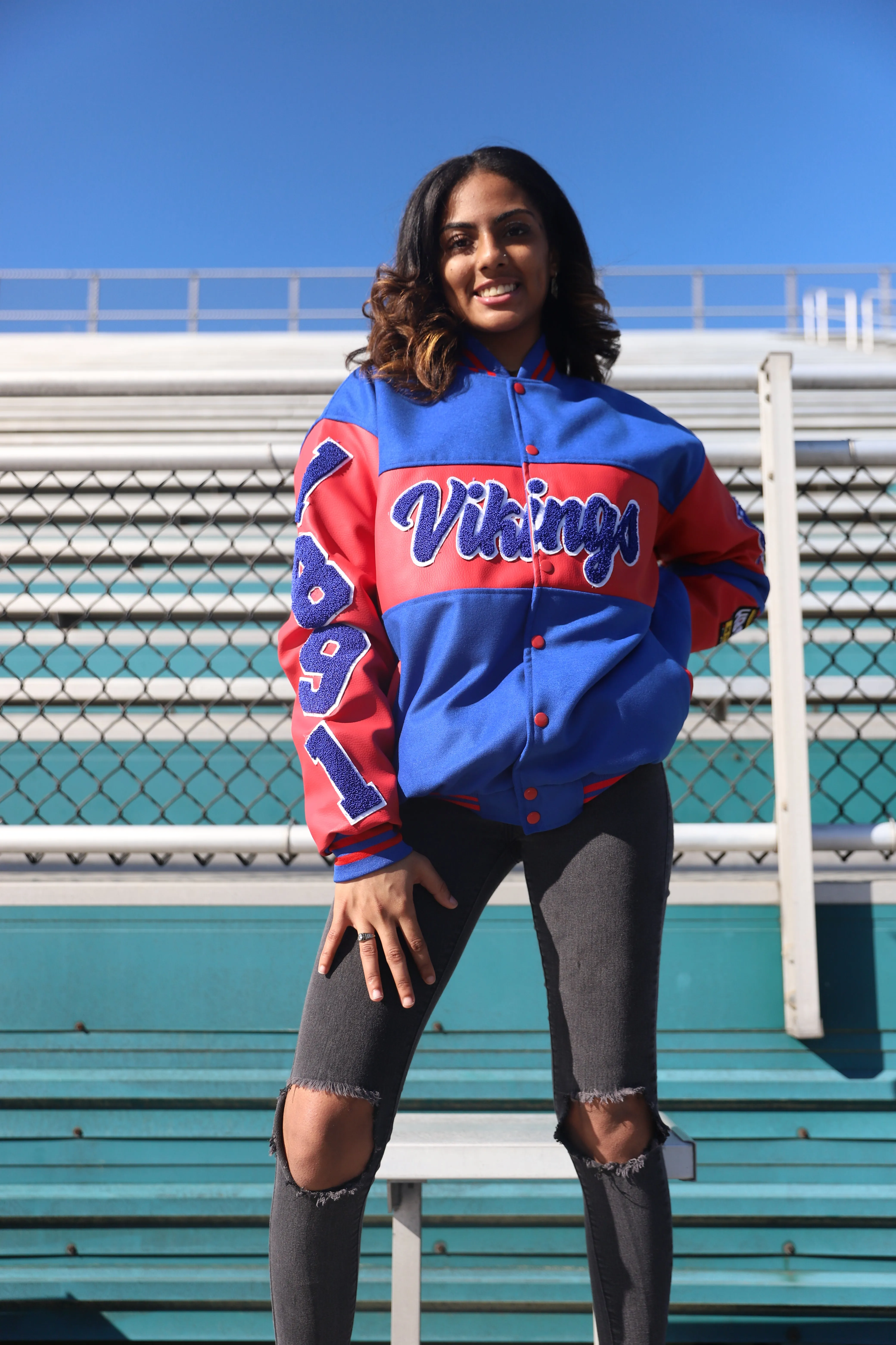 ECSU OLE SKOOL Letterman [LIMITED EDITION]