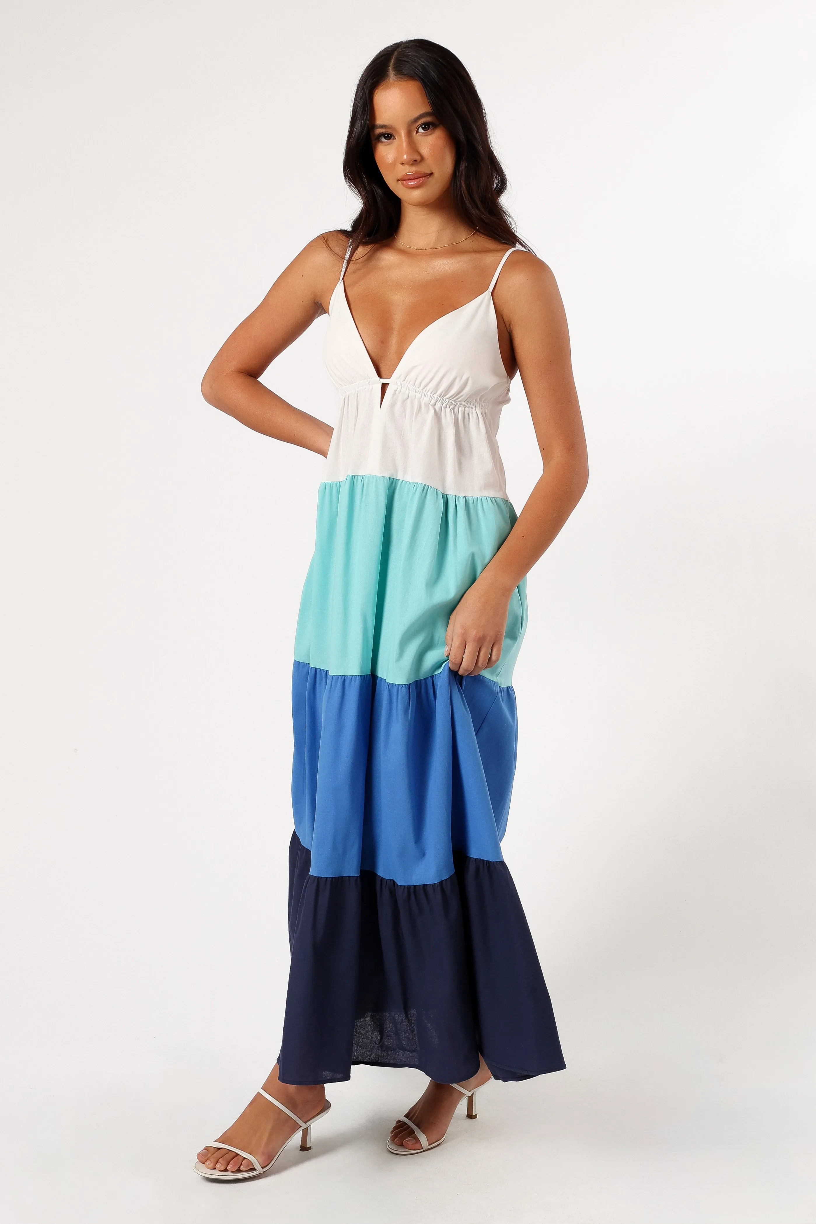 Emilee Maxi Dress - Blue Multi