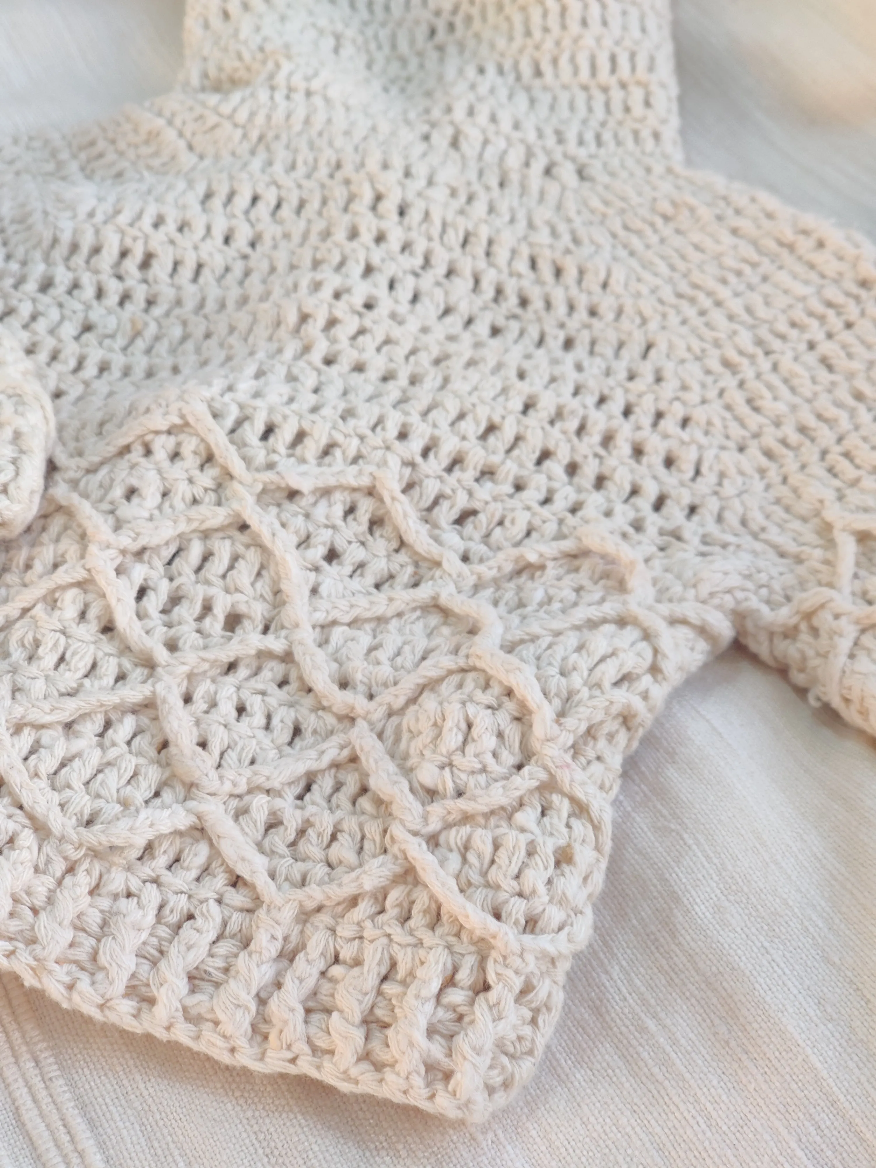 Eri Blossom Baby Hoodie - Crochet Pattern