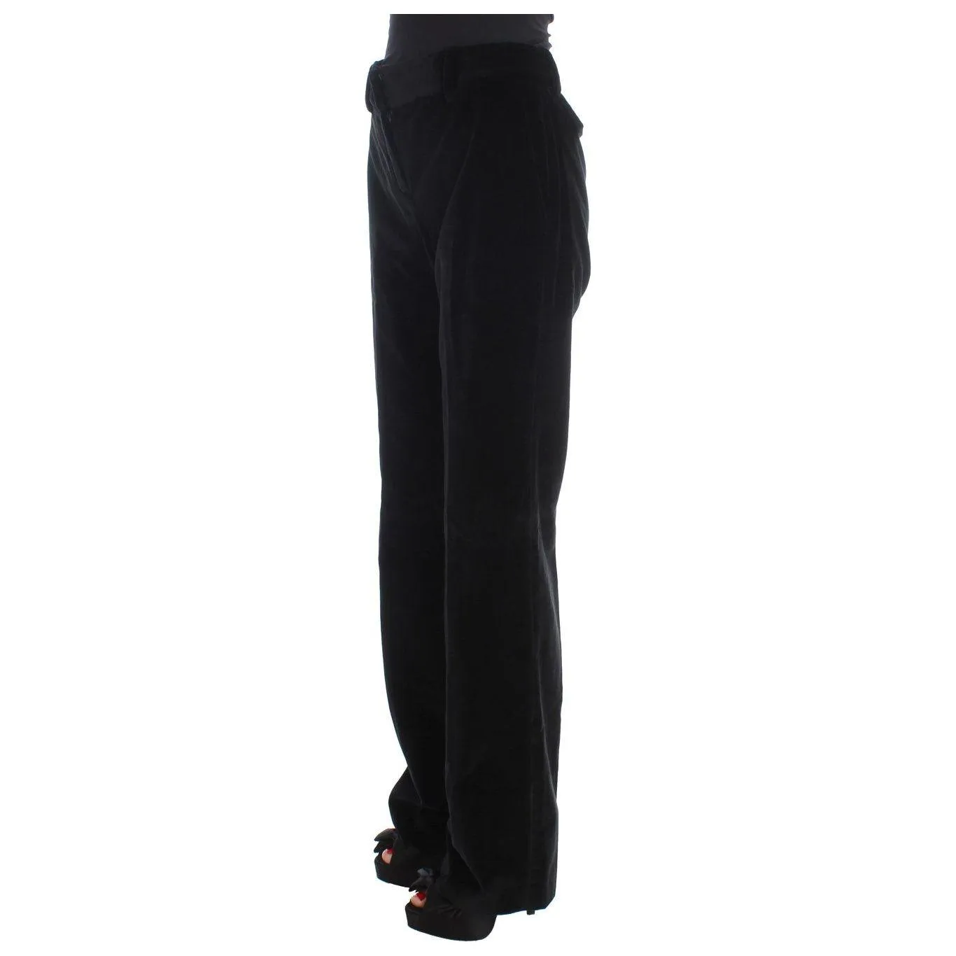 Ermanno Scervino Elegant Black Straight Fit Jeans