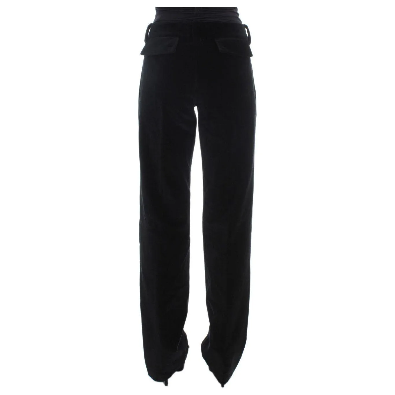 Ermanno Scervino Elegant Black Straight Fit Jeans